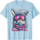 Skihaserl Apres Ski Haserl Skier Winter Women's , White T-Shirt - T-Shirt | Light Blue