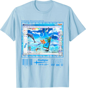 Frutiger Aero Fashion Collection T-Shirt - T-Shirt | Light Blue