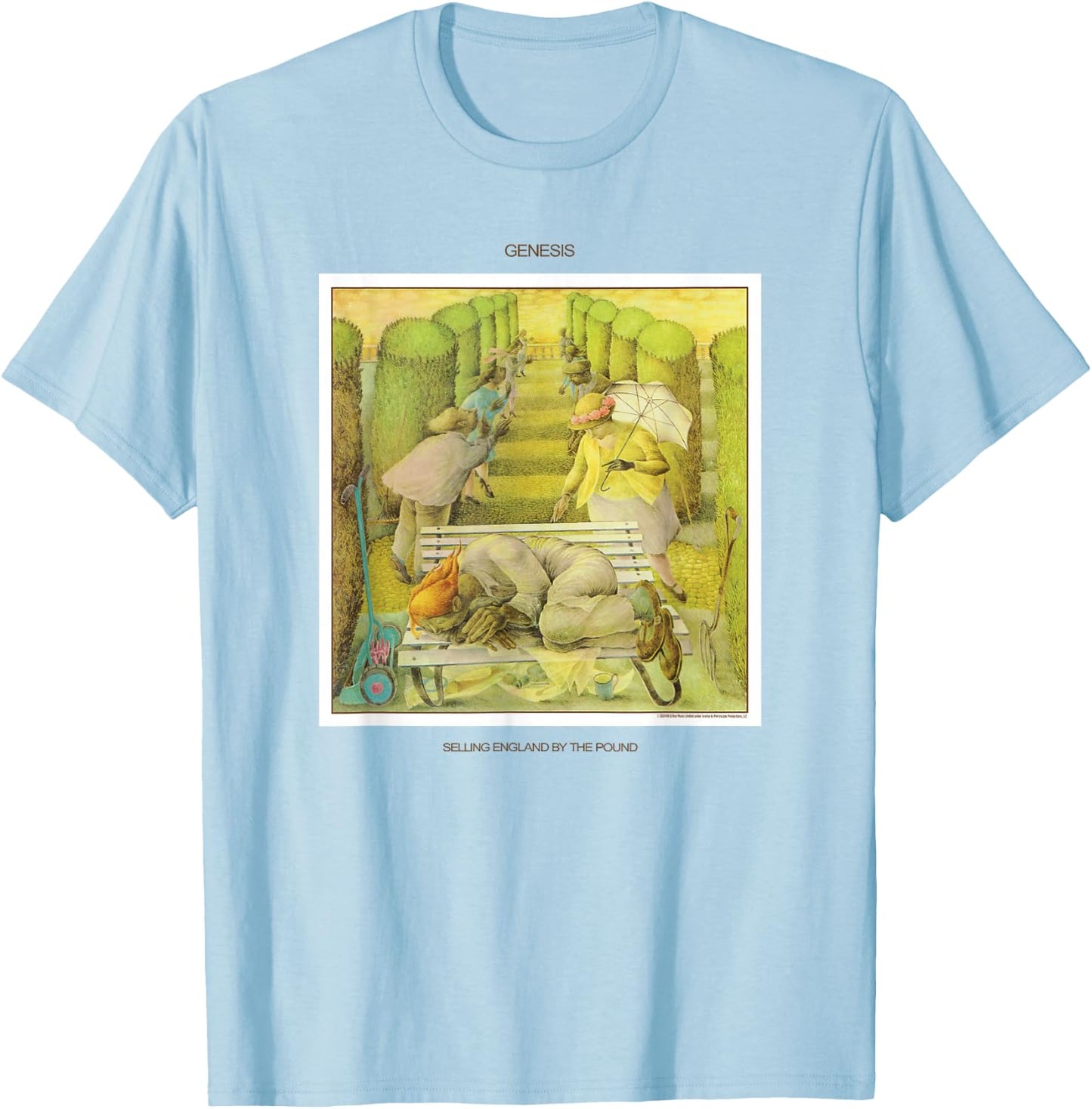 Genesis Selling England By The Pound T-Shirt - T-Shirt | Light Blue