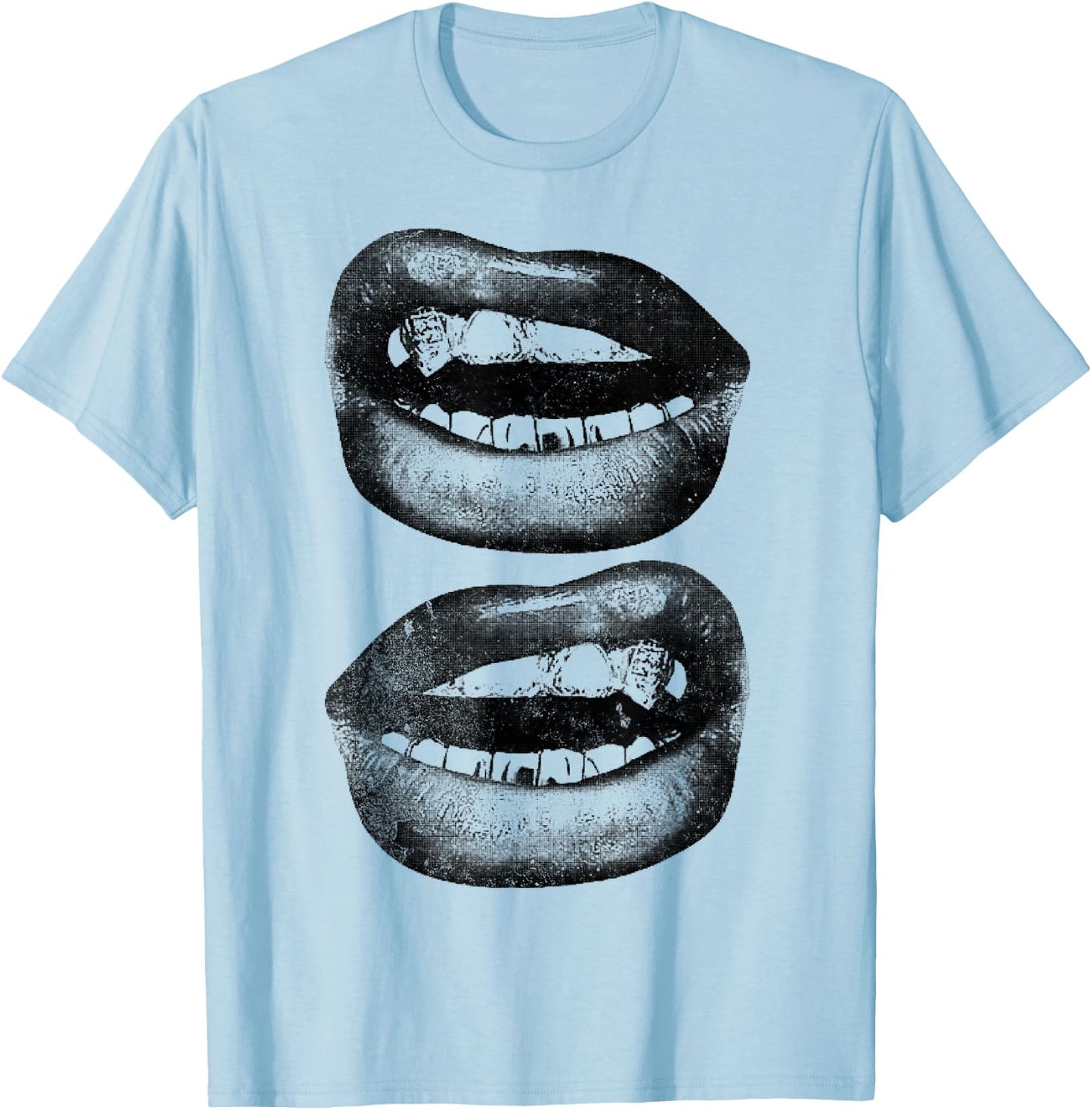 Y2K Grill T-Shirt - T-Shirt | Light Blue