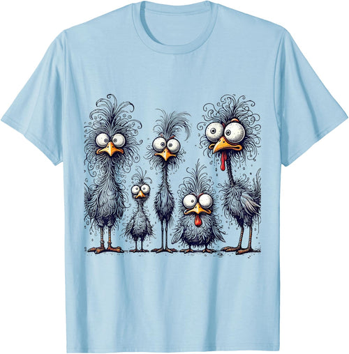 Crazy Chicken Family , gray