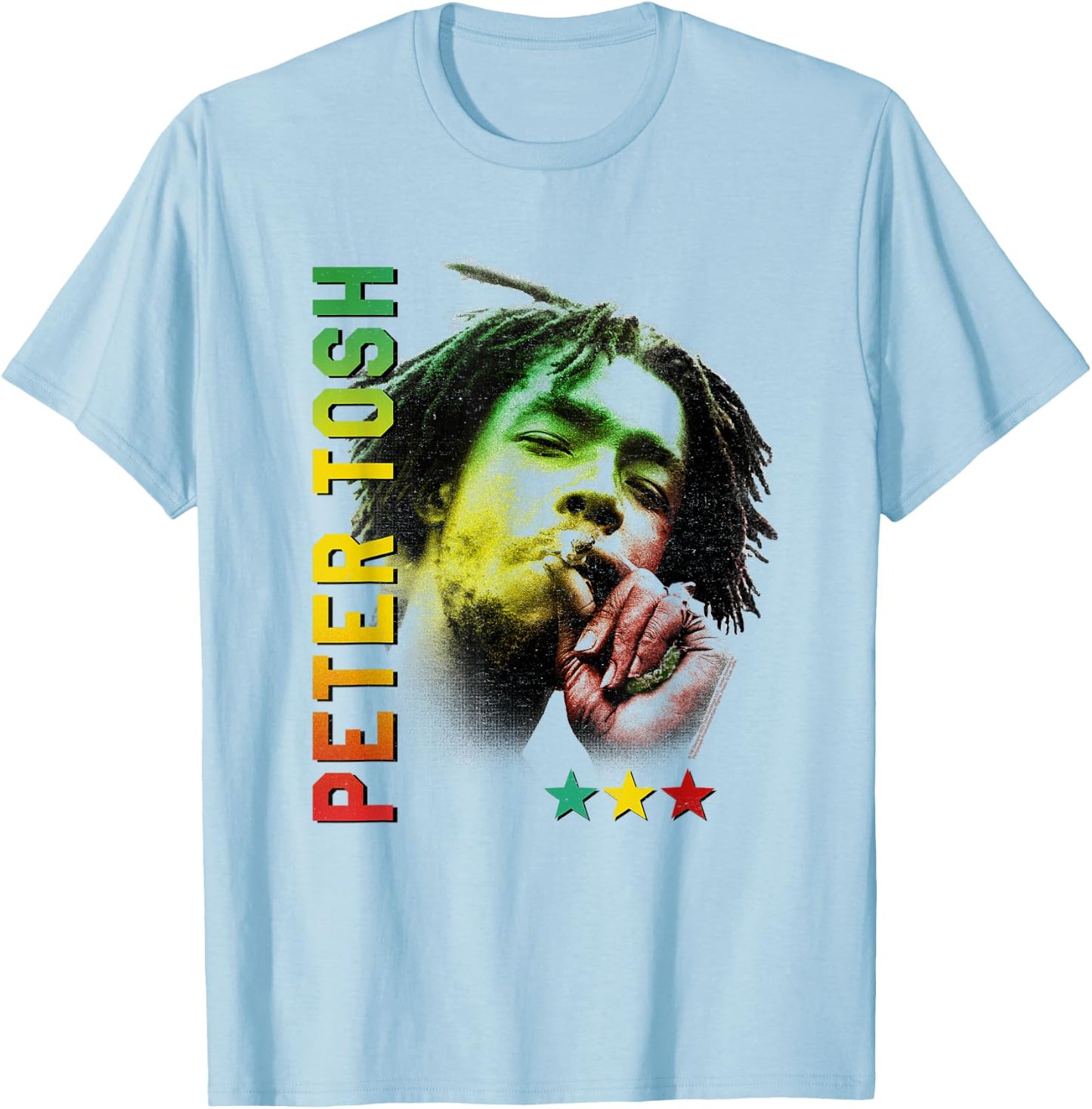 Peter Tosh Star Gazer T-Shirt - T-Shirt | Light Blue