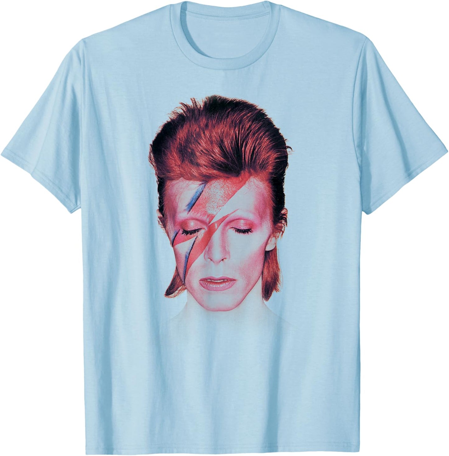 David Bowie - The Most Beautiful Star , White T-Shirt - T-Shirt | Light Blue