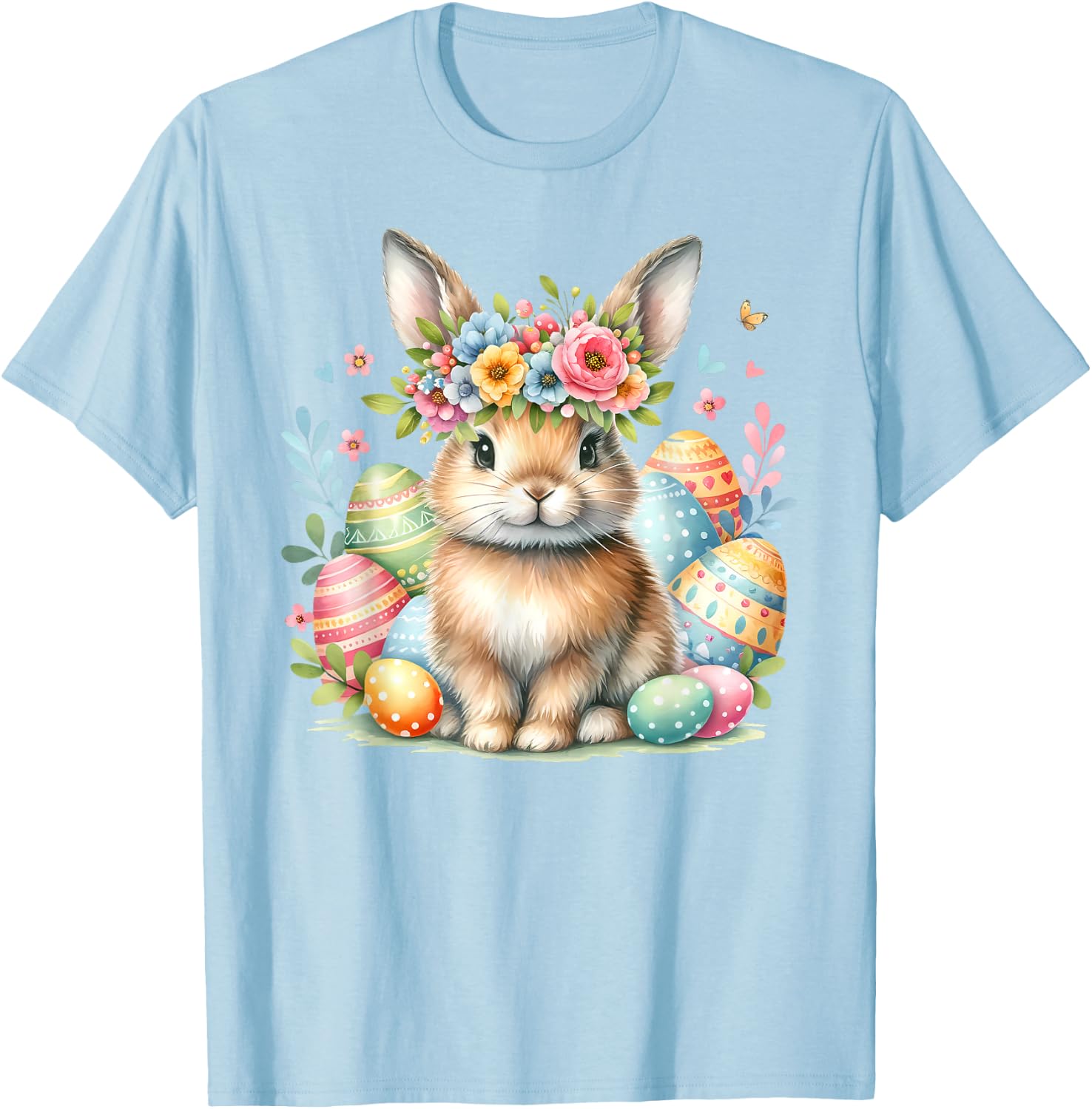 Osterhase Ostern Hase Ostereier Oster Outfit Osterhasen süß T-Shirt - T-Shirt | Light Blue
