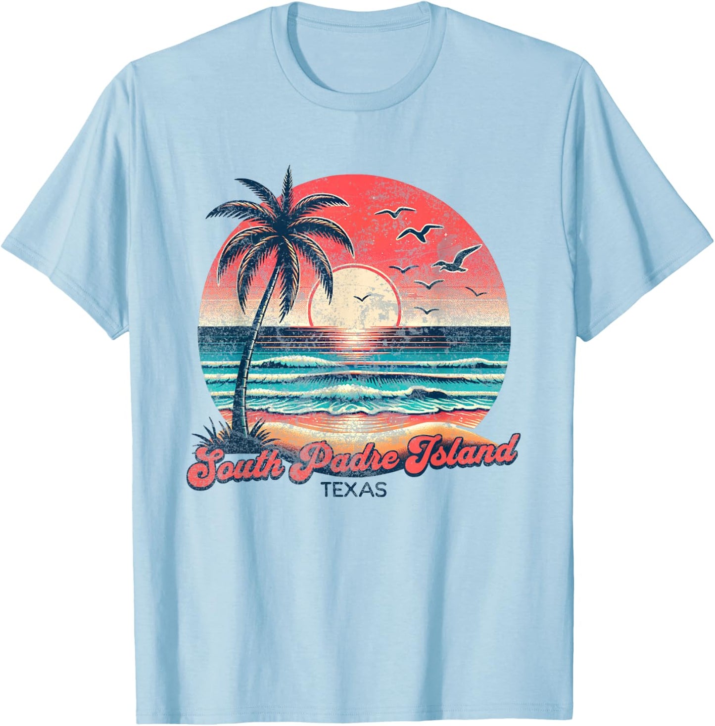South Padre Island T-Shirt - T-Shirt | Light Blue