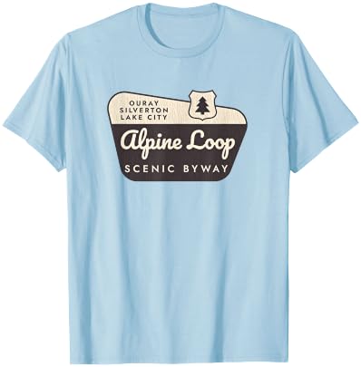 Alpine Loop Sign T-Shirt - T-Shirt | Light Blue