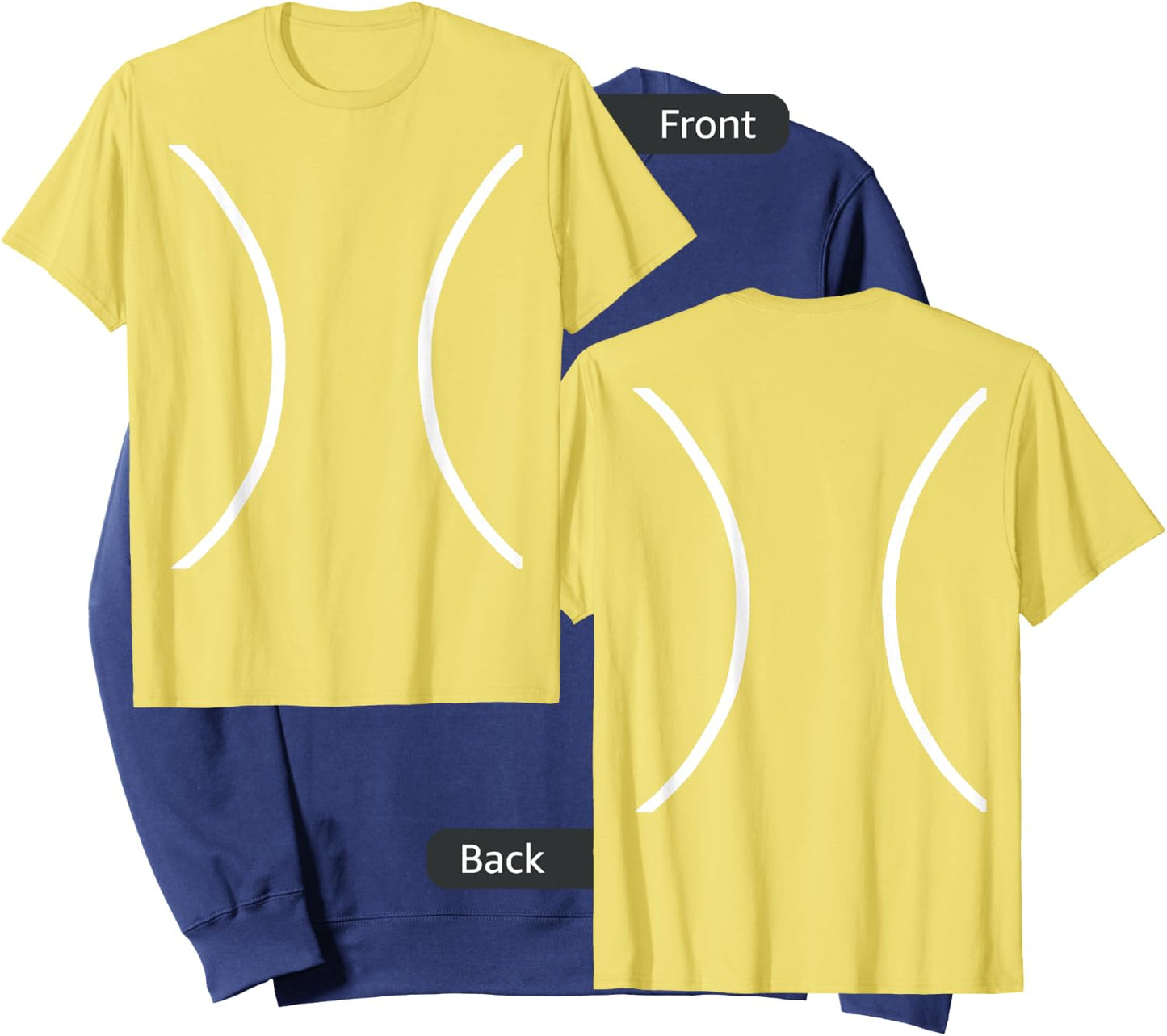 Tennis Ball Lines Halloween Costume Funny Sport Playing Sweatshirt - Sweatshirt | Navy
