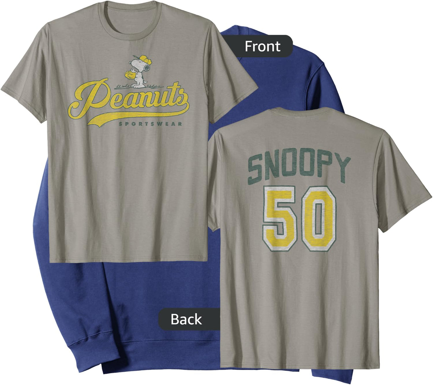 Peanuts Sportswear Snoopy #50 Sweatshirt - Sweatshirt | Navy