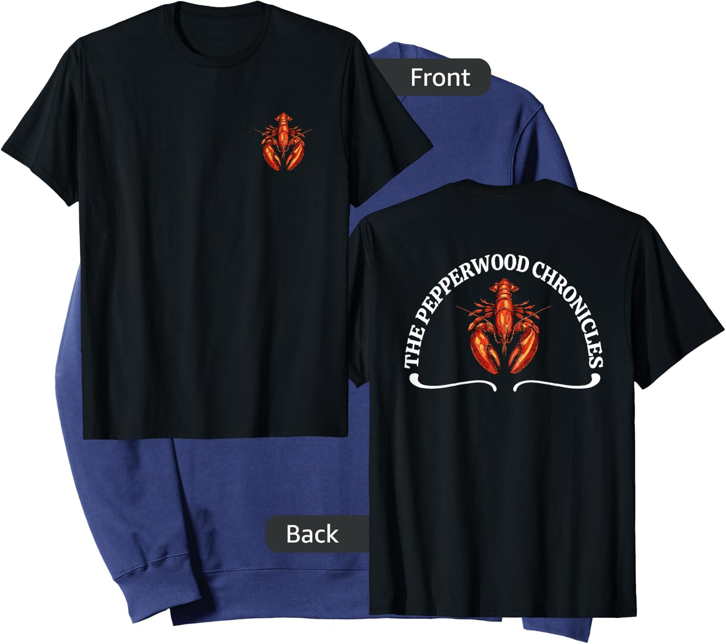 The Pepperwood Chronicles, Meme Funny - Front and Back Sweatshirt - Sweatshirt | Navy