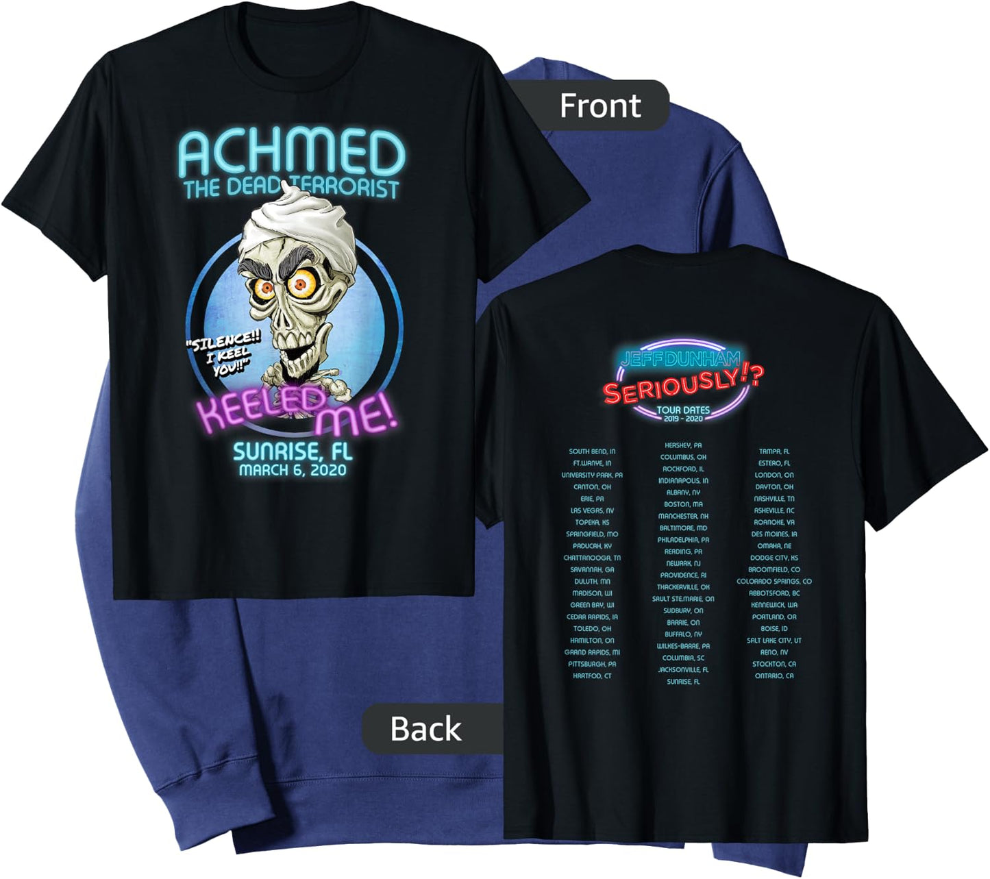 Achmed The Dead Terrorist Sunrise, FL Sweatshirt - Sweatshirt | Navy
