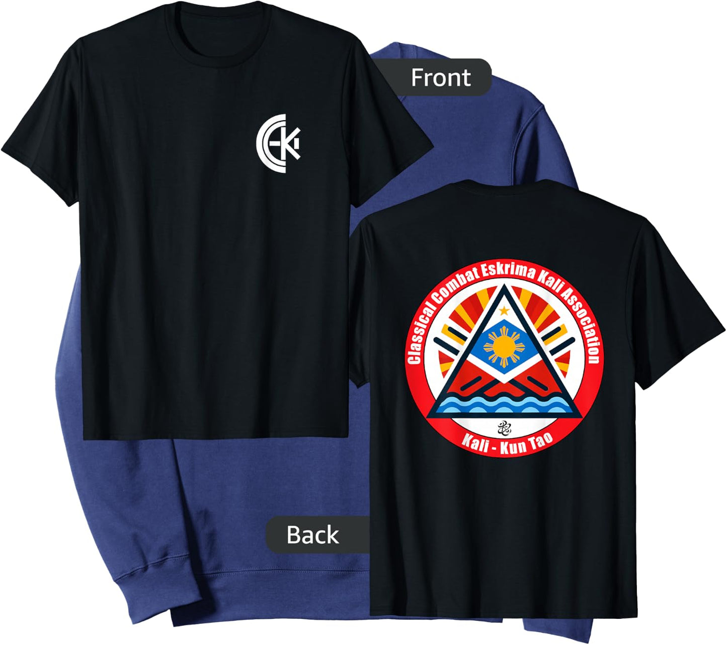 Classical Combat Eskrima Kali Association Sweatshirt - Sweatshirt | Navy