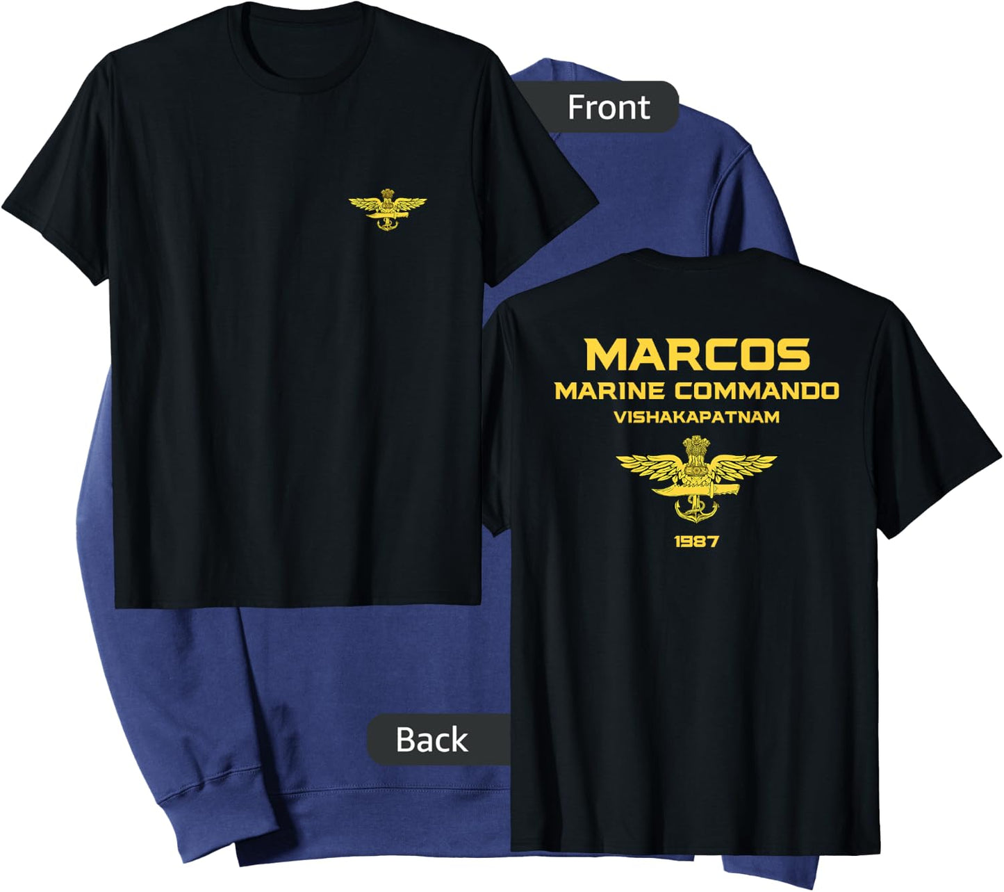 MARCOS Indian Special Force Indian Army Magarmach Sweatshirt - Sweatshirt | Navy