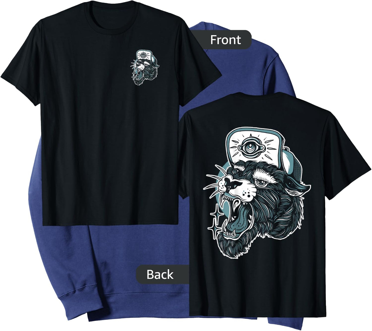 Edgy Panther American Traditional Tattoo Flash Ink Addict Sweatshirt - Sweatshirt | Navy