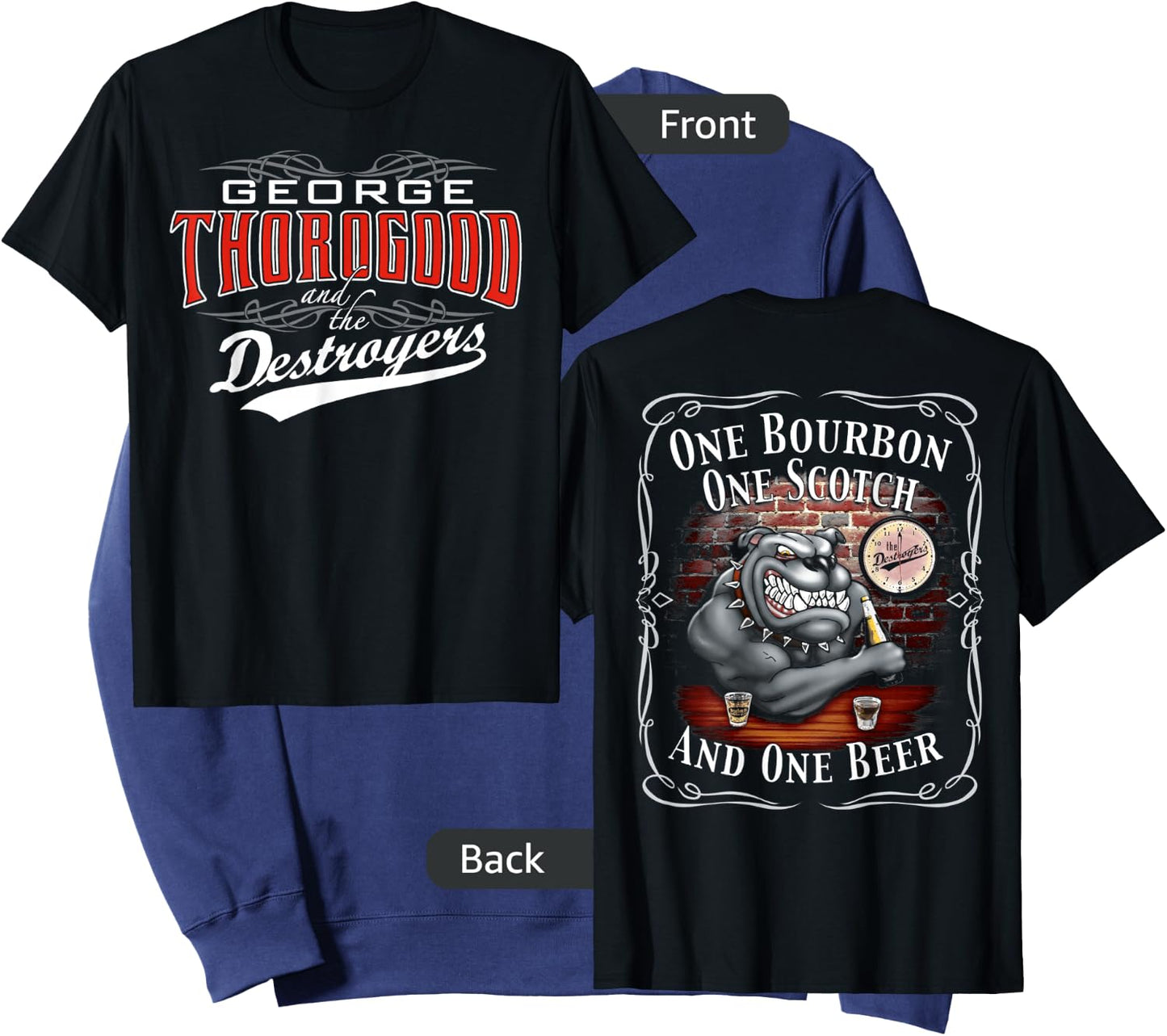 George Thorogood One Bourbon Sweatshirt - Sweatshirt | Navy