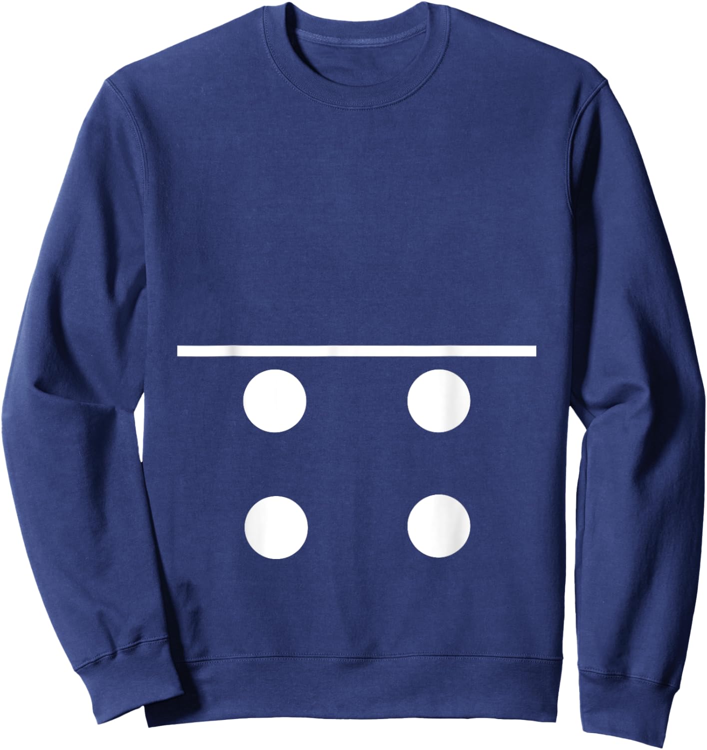 Domino Blank and 4 Matching Halloween Gift Group Costume 0-4 Sweatshirt - Sweatshirt | Navy