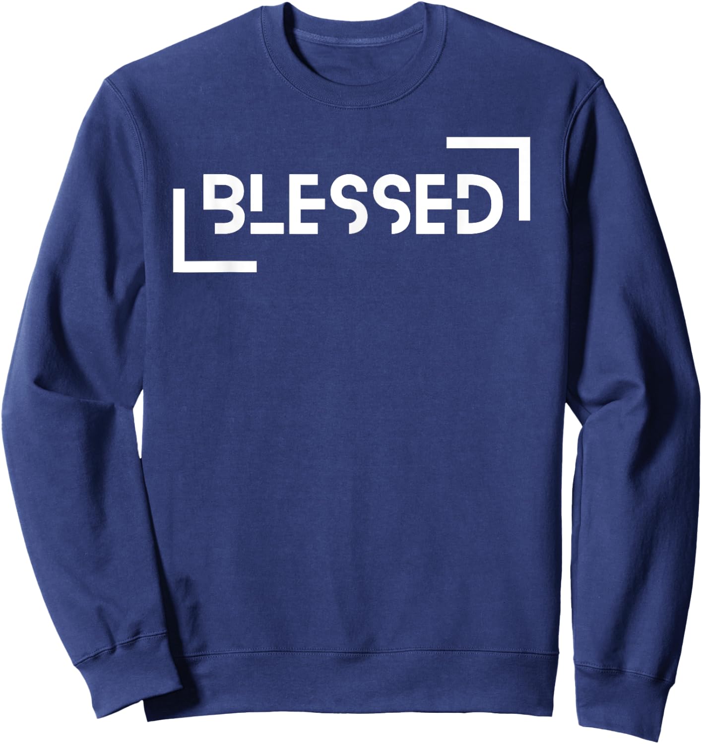 Blessed Faith Apparel |Proverbs 3:5-6 | Inspirational Wear Sweatshirt - Sweatshirt | Navy