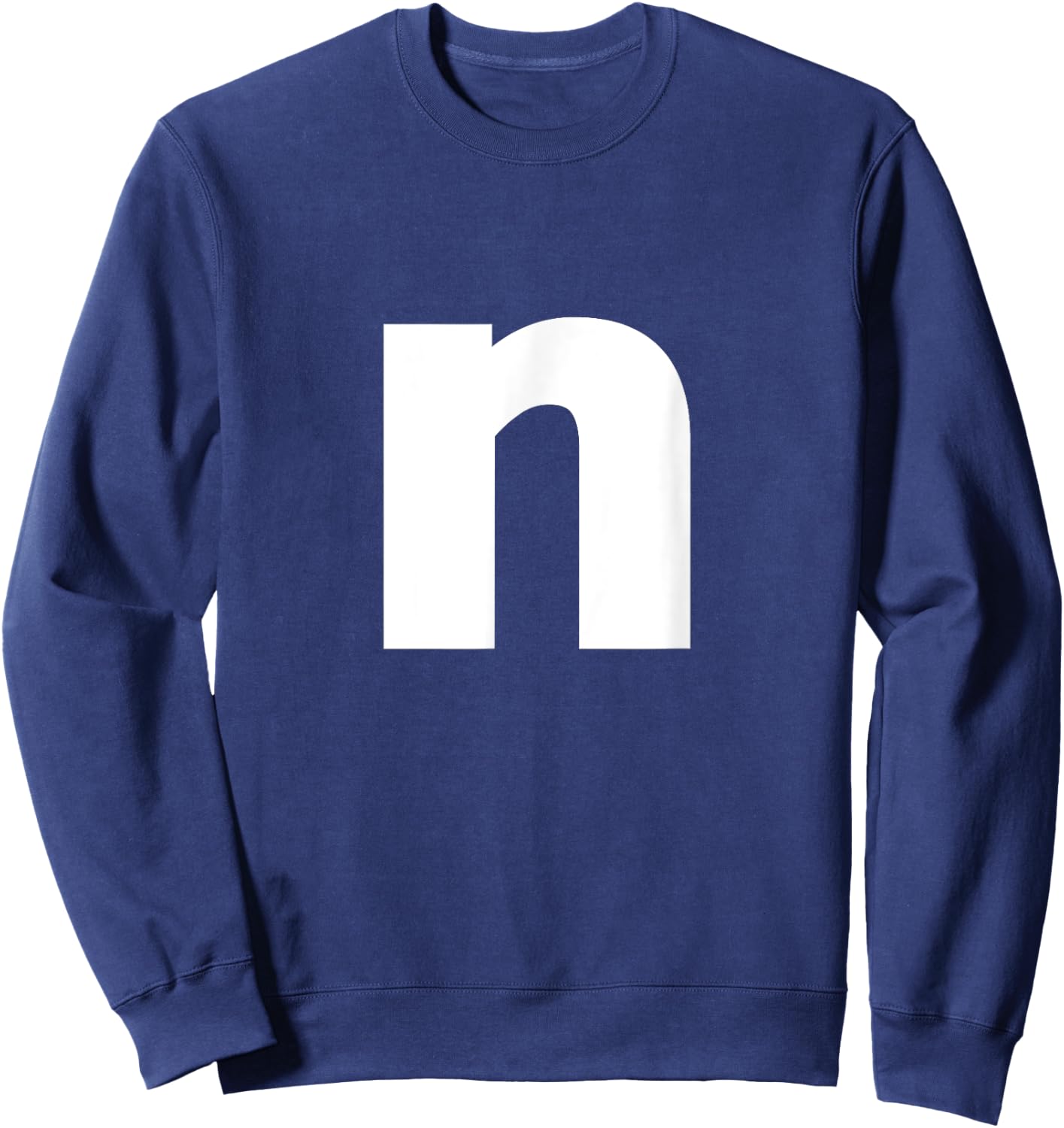 n Kostüm Buchstabe n Karneval Alphabet Kleinbuchstabe n Sweatshirt - Sweatshirt | Navy