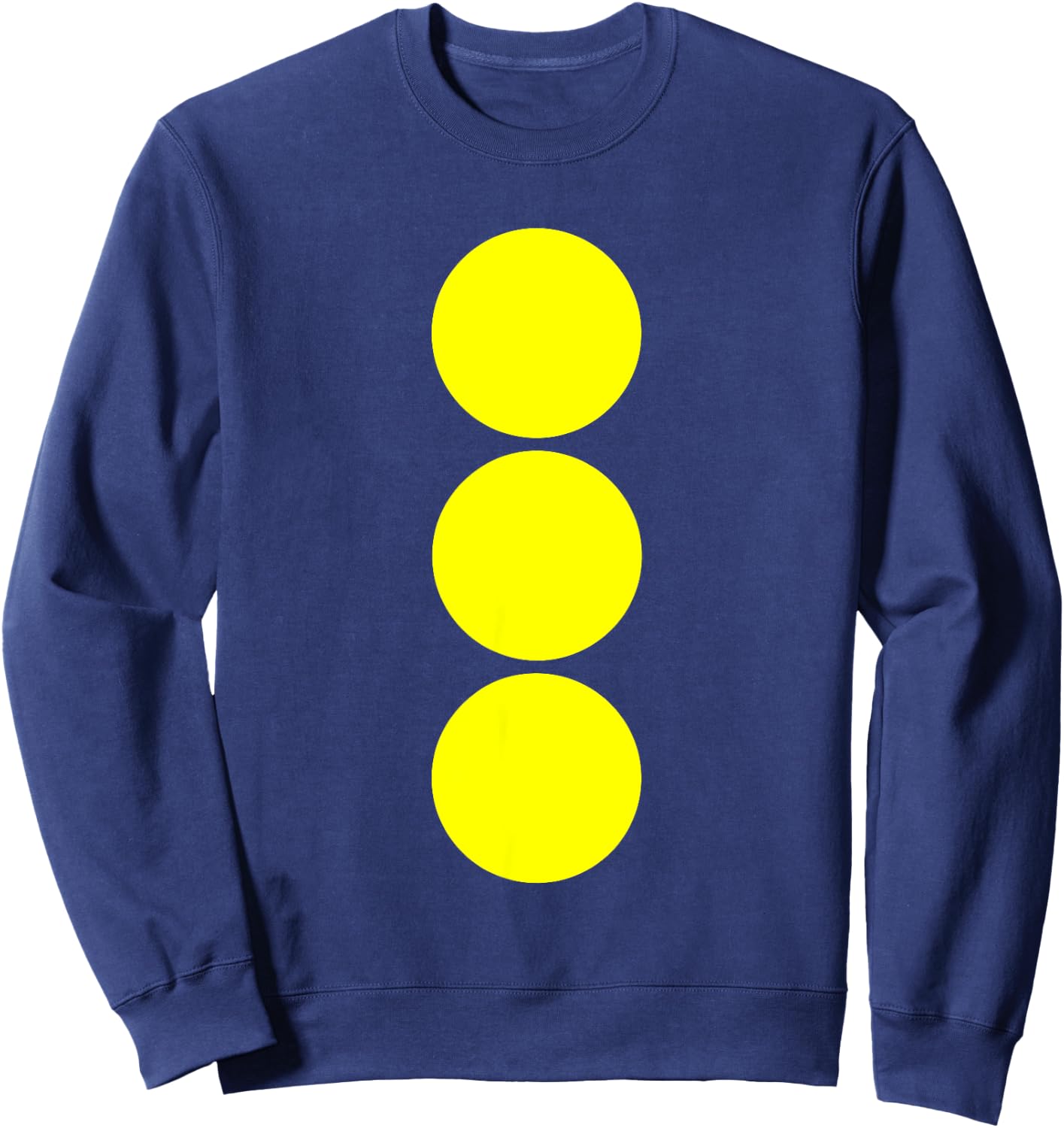 Twister Game Yellow Matching Group Costume Matching Sweatshirt - Sweatshirt | Navy