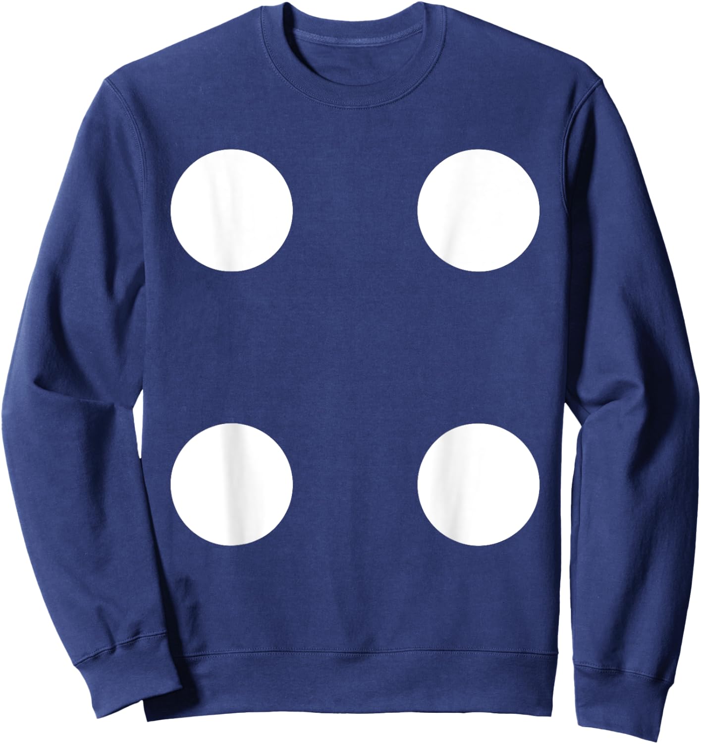 Human Dice Number 4 Group Matching Halloween Costume Family Sweatshirt - Sweatshirt | Navy
