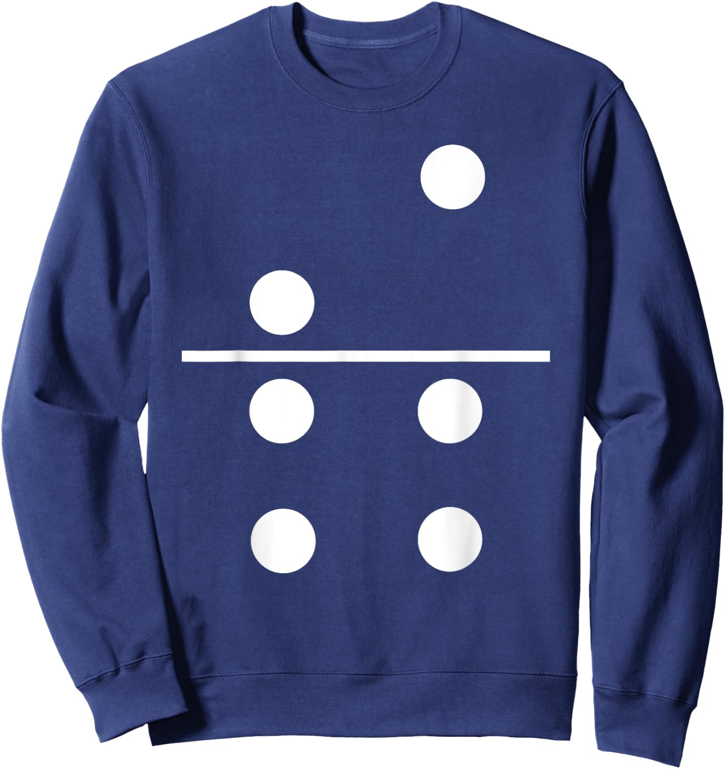 Domino Two Four Matching Halloween Gift Group Costumes 2-4 Sweatshirt - Sweatshirt | Navy