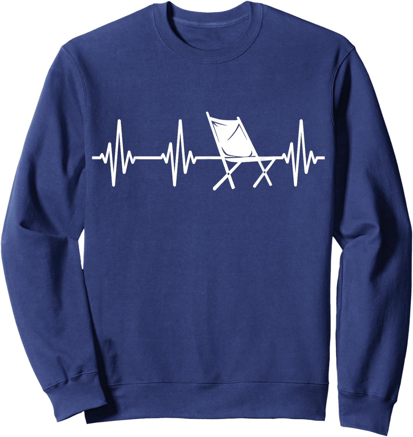 Klappstuhl Campingurlaub Campingstuhl Campen Klappstühle Sweatshirt - Sweatshirt | Navy