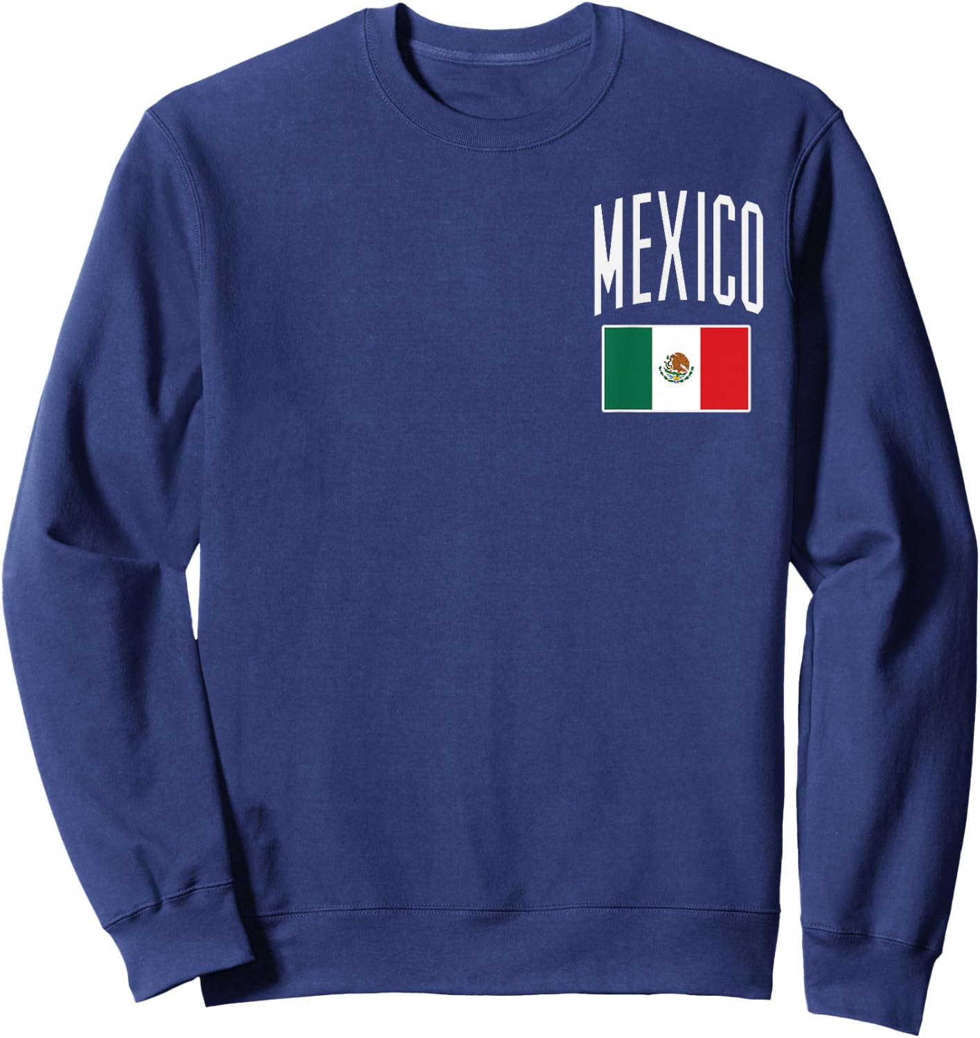 Mexico Flag Mexican Football Soccer Fan Men Women Boys Kids Sweatshirt - Sweatshirt | Navy