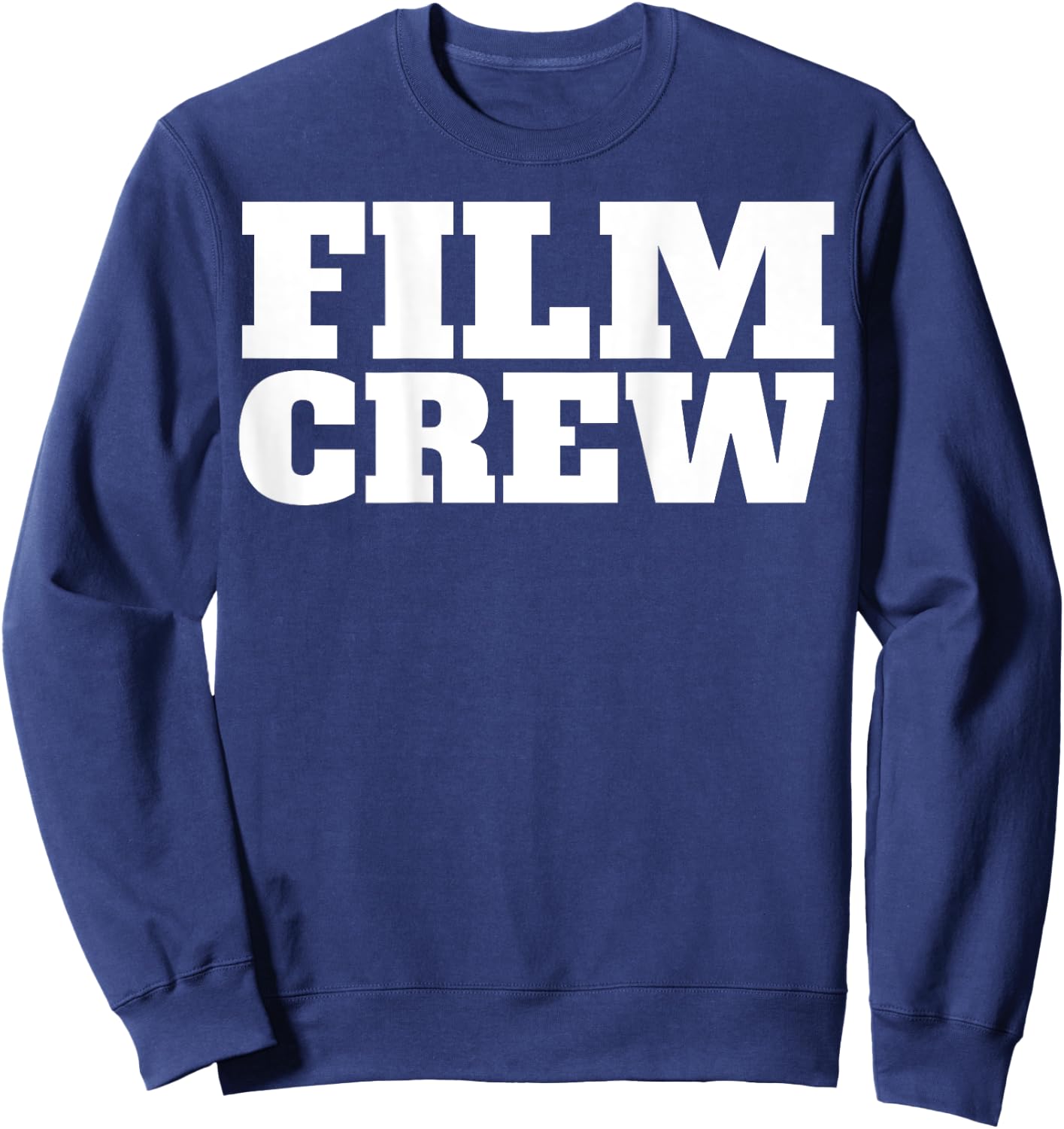 Film Crew Shirt Print On Back Film Set Sweatshirt - Sweatshirt | Navy