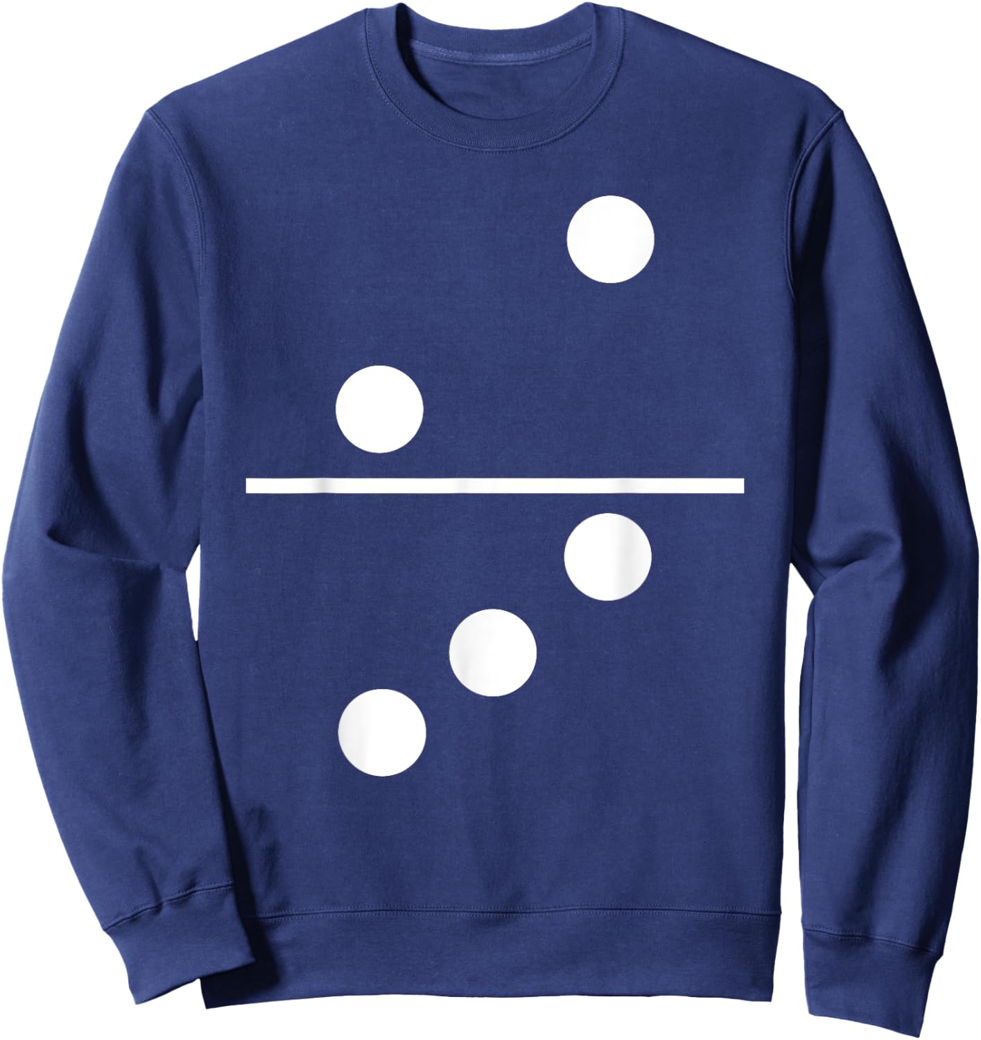 Domino Two Three Matching Halloween Group Cute Costumes 2-3 Sweatshirt - Sweatshirt | Navy