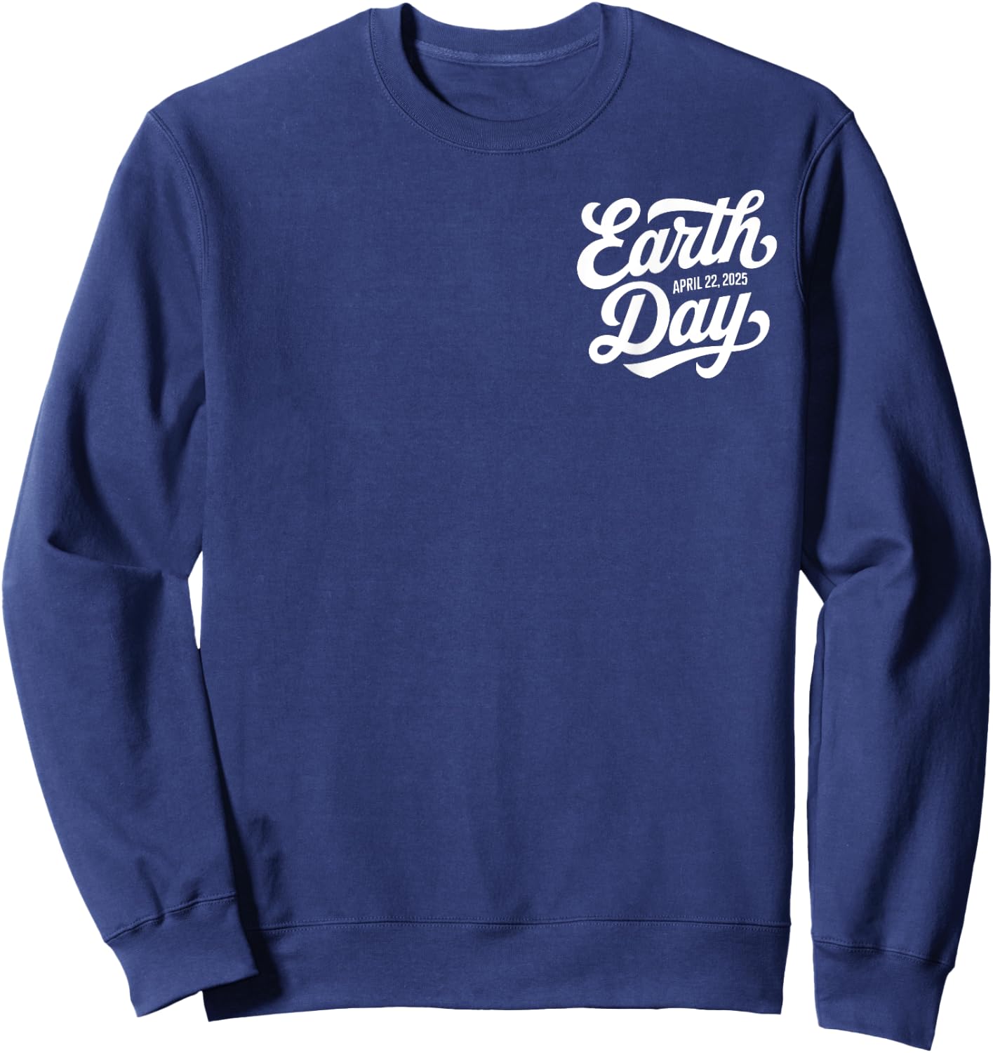 Save the Bees Earth Day 2025 Print on Back & Front Sweatshirt - Sweatshirt | Navy