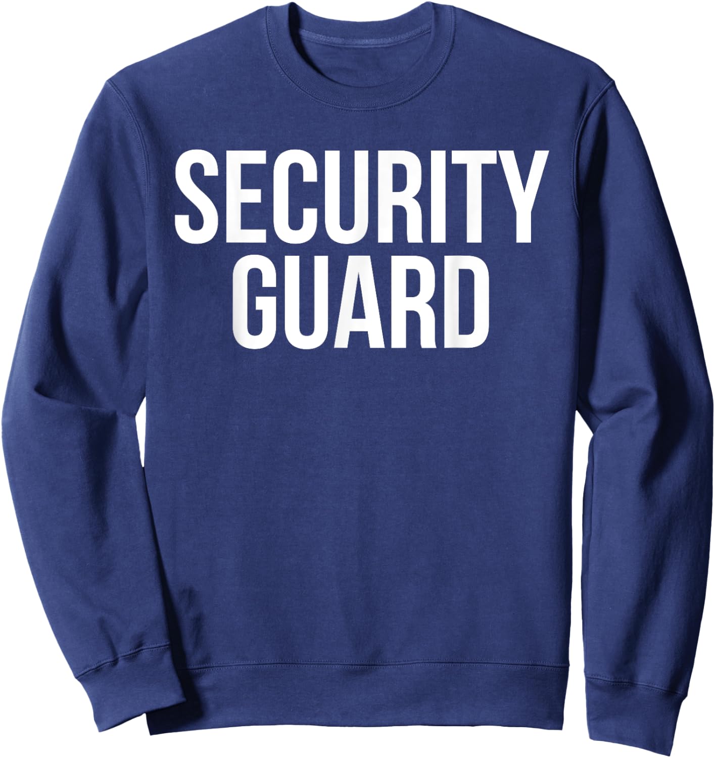 Security Guard Shirt Funny Halloween Costume Parents Sweatshirt - Sweatshirt | Navy