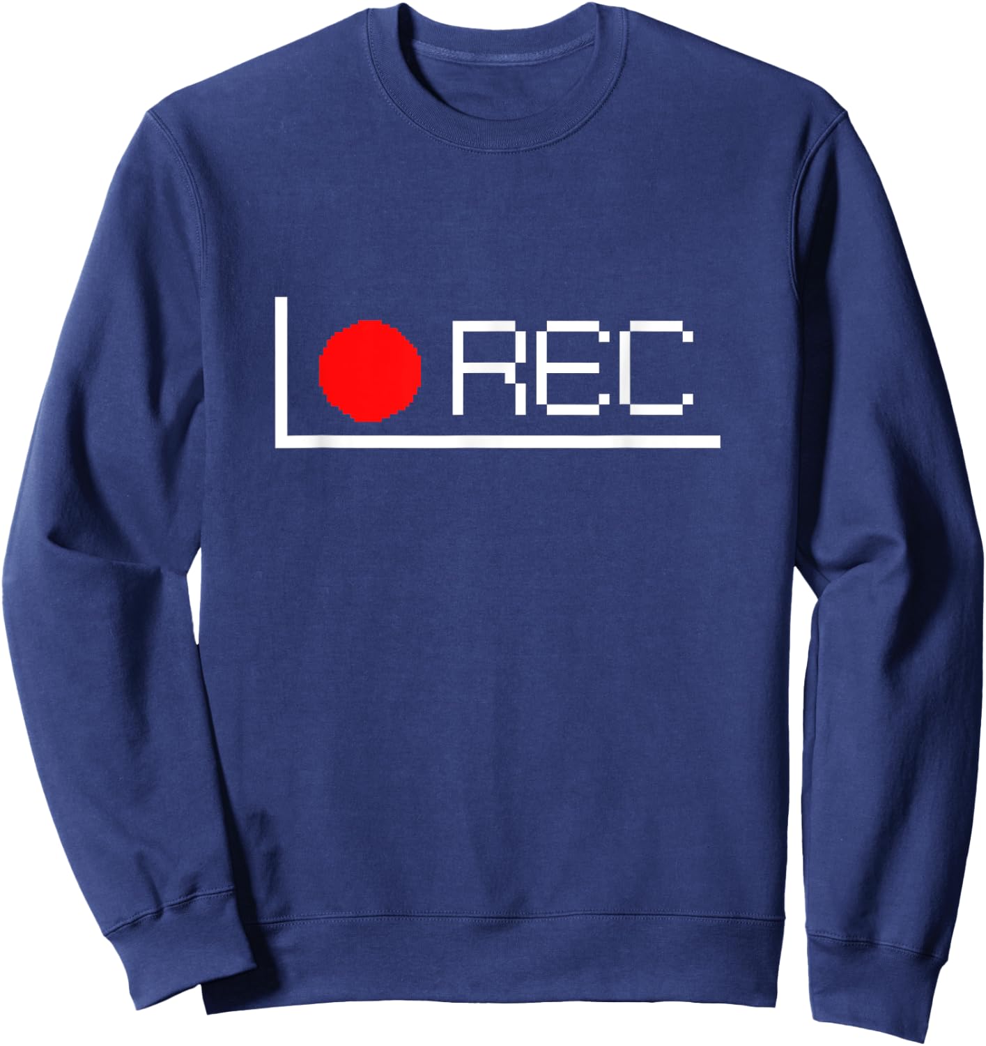Camera Design - Film Photo Audio Music Video Tape REC Retro Oldschool Video Camcorder Recording Record VCR-VHS Sweatshirt - Sweatshirt | Navy