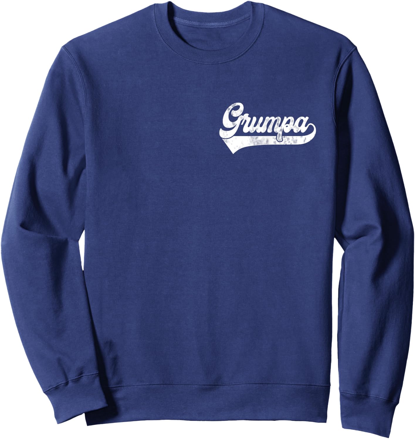 Grumpa Vintage Retro Father's Day for Papa Grandpa Sweatshirt - Sweatshirt | Navy