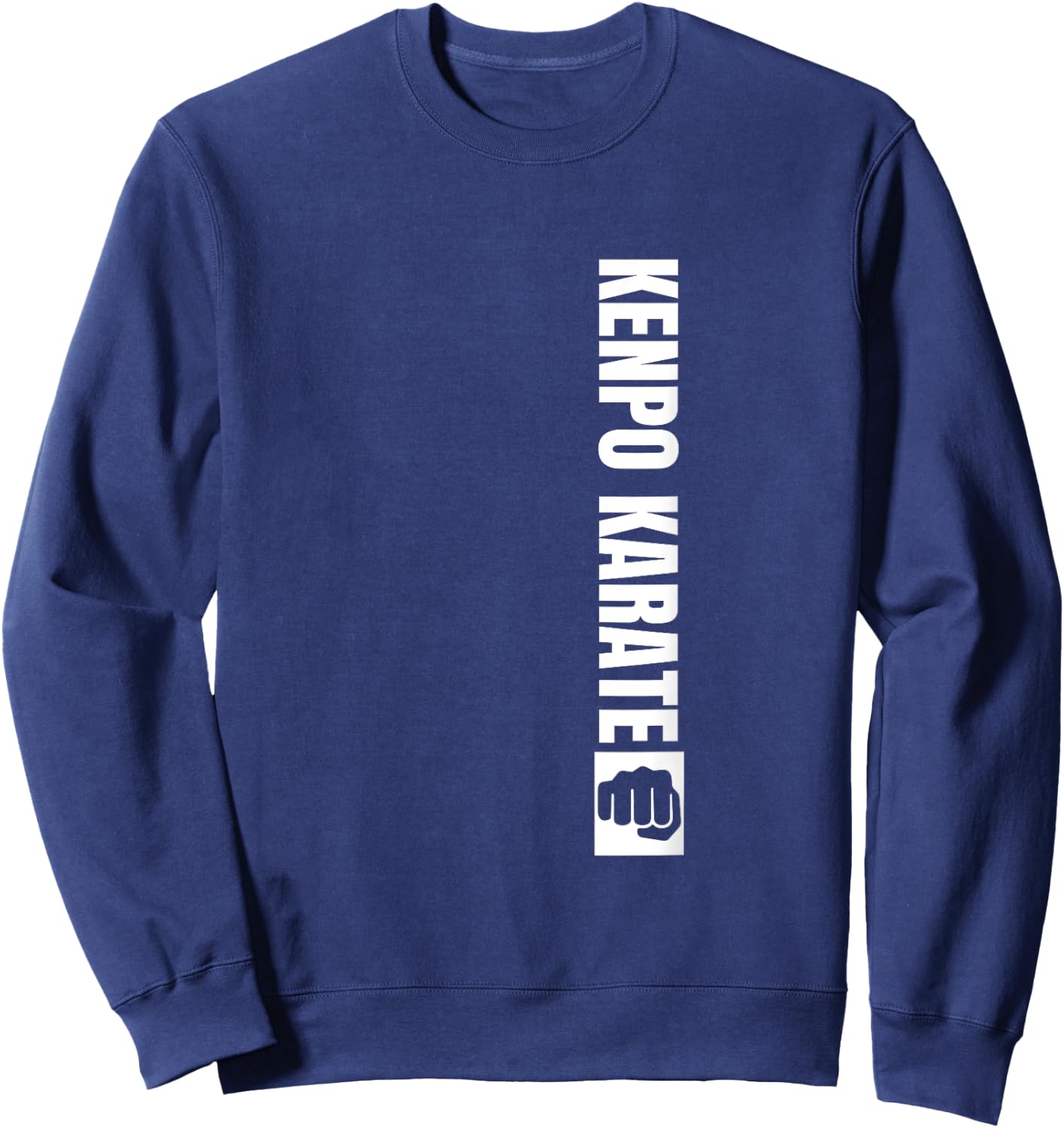 Kenpo Karate Coach Vintage Distressed American Kenpo Sweatshirt - Sweatshirt | Navy