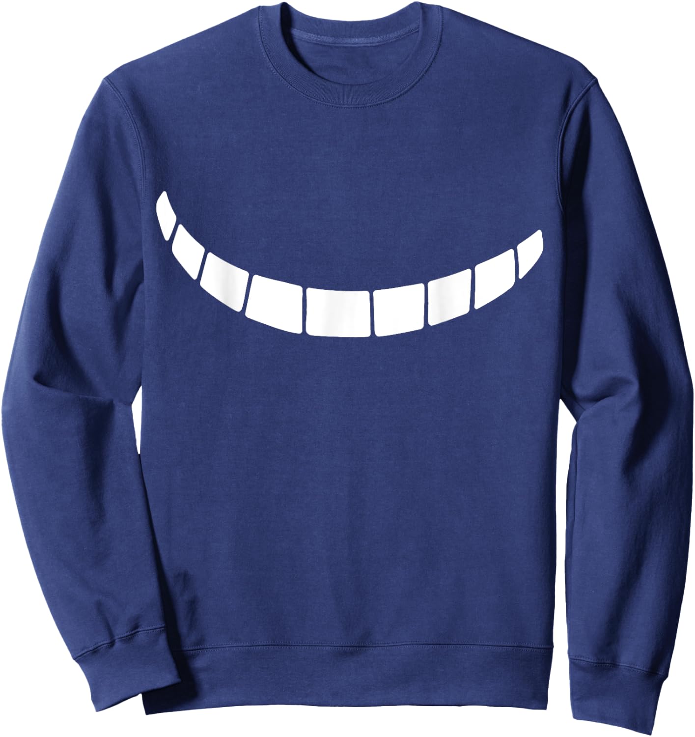 Alice in Wonderland Mysterious Grin Cheshire Smile Sweatshirt - Sweatshirt | Navy