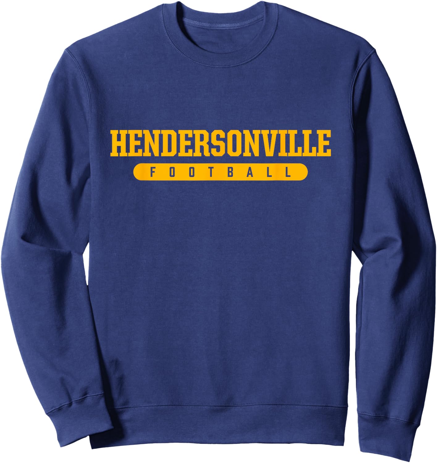 Hendersonville High School Football Sweatshirt - Sweatshirt | Navy