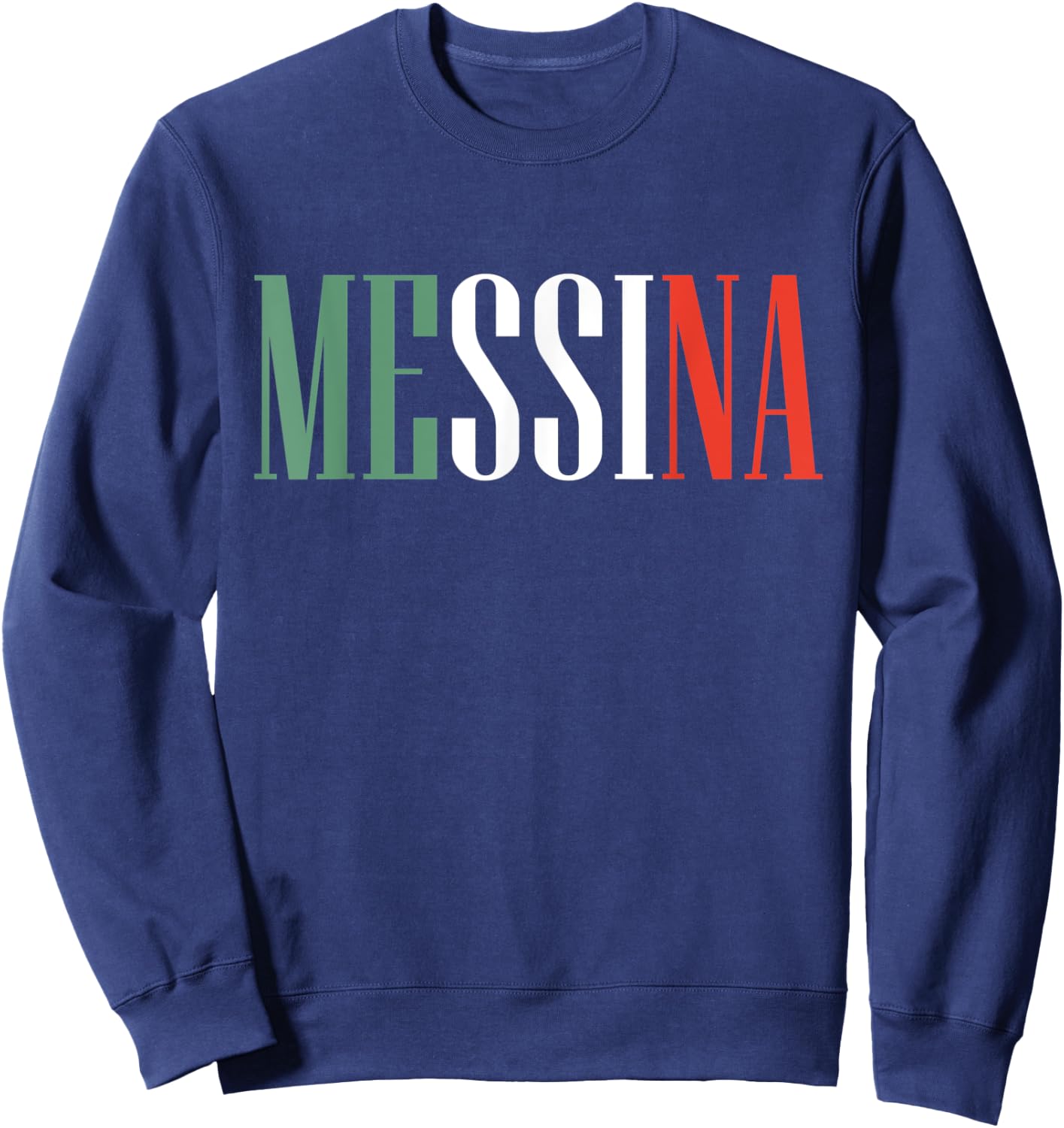 messina Italian Beer sicily messina Sweatshirt - Sweatshirt | Navy