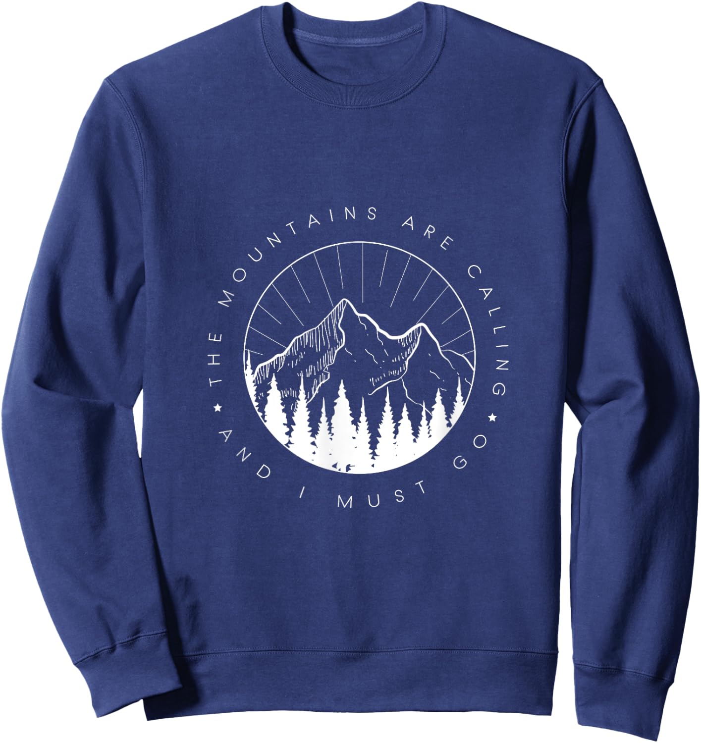 Berg Herren Berghemd Damen Klettern Berge Bergliebe Sweatshirt - Sweatshirt | Navy