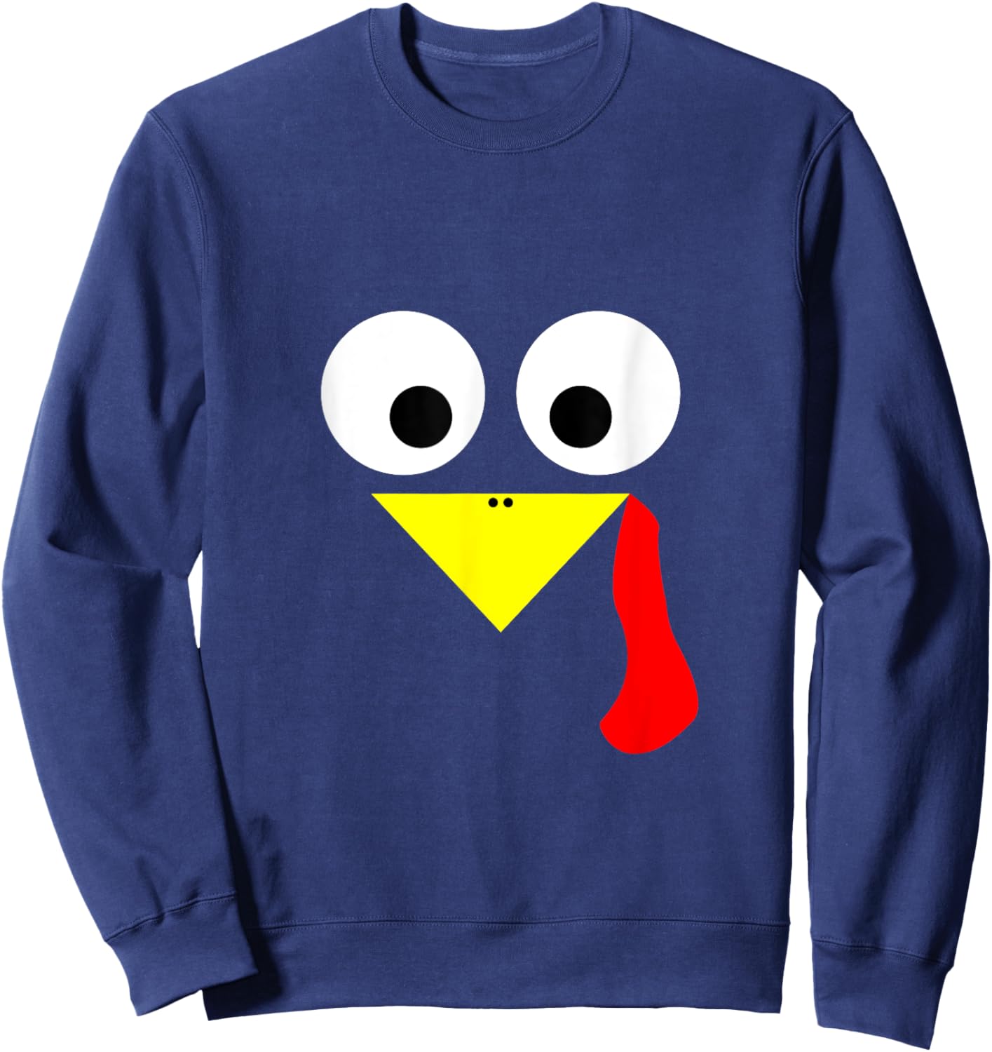 Turkey T Shirt - Male Boy Tom Gobbler Sweatshirt - Sweatshirt | Navy