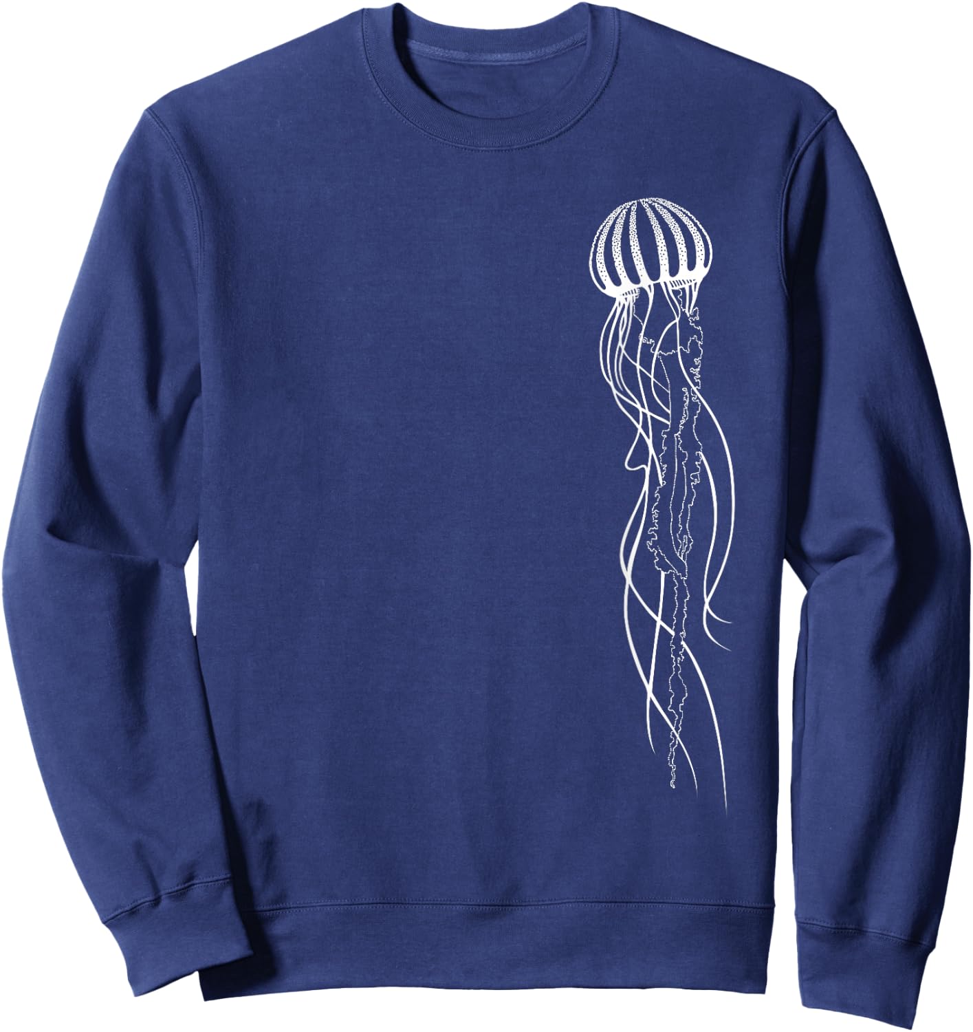 Jellyfish Ocean Sea Water Marine Biology Animal Sweatshirt - Sweatshirt | Navy