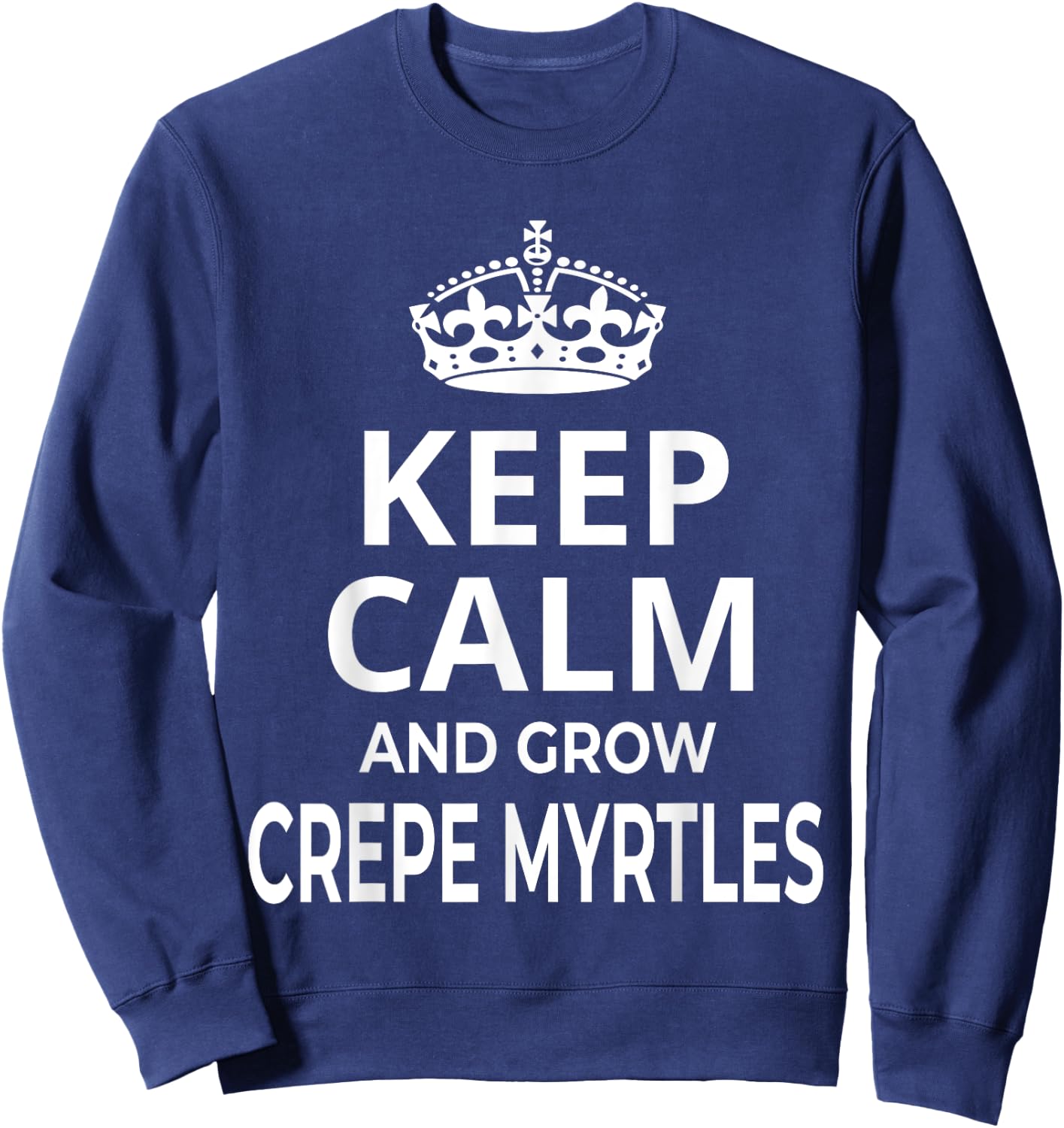 Myrte Crêpe/Myrte Crêpe/Inscription humoristique Sweatshirt - Sweatshirt | Navy