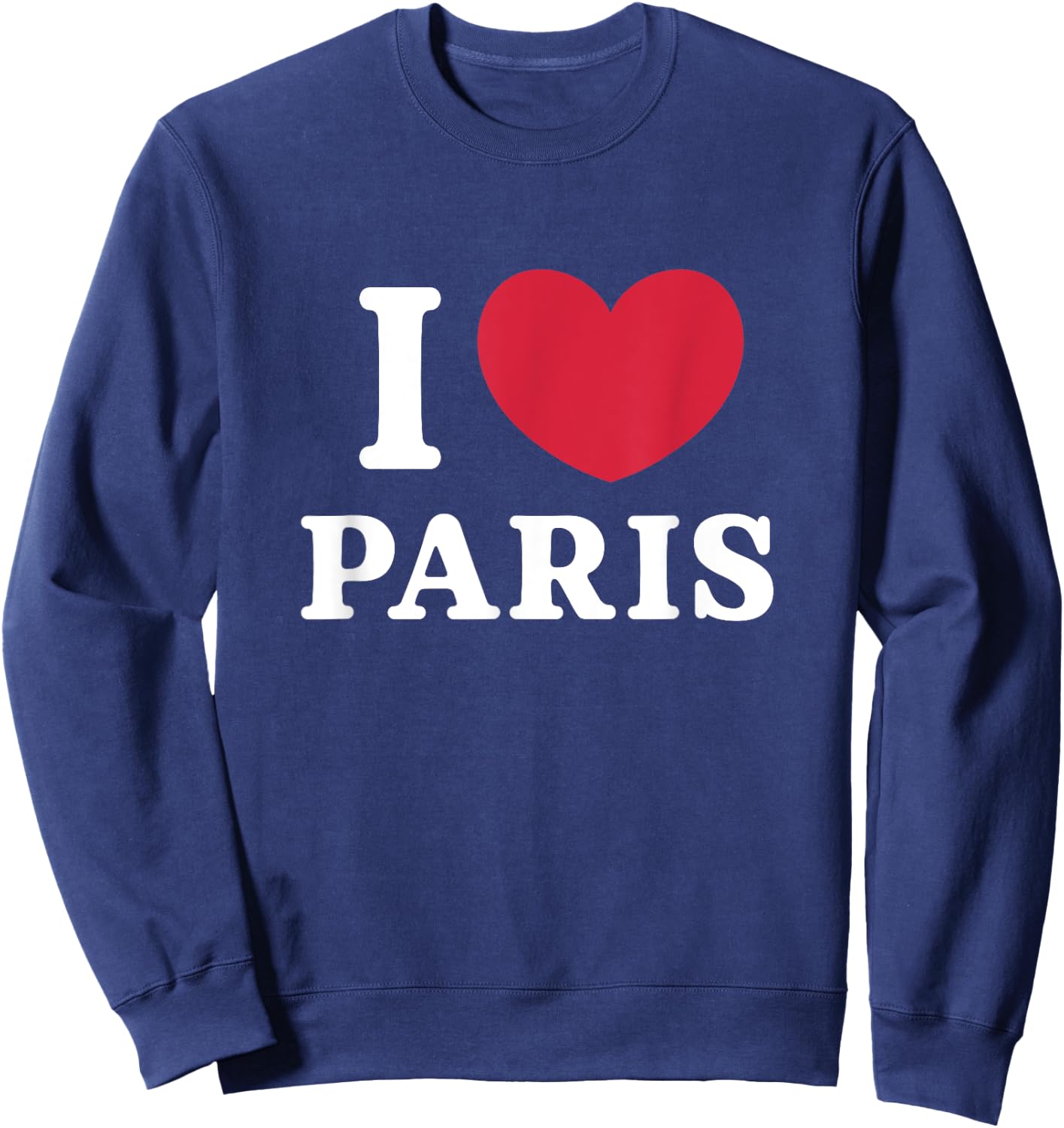 I Love Paris , black Sweatshirt - Sweatshirt | Navy