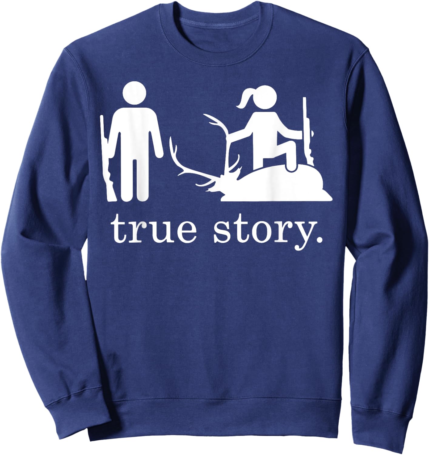 True Story Hunting Sweatshirt - Sweatshirt | Navy