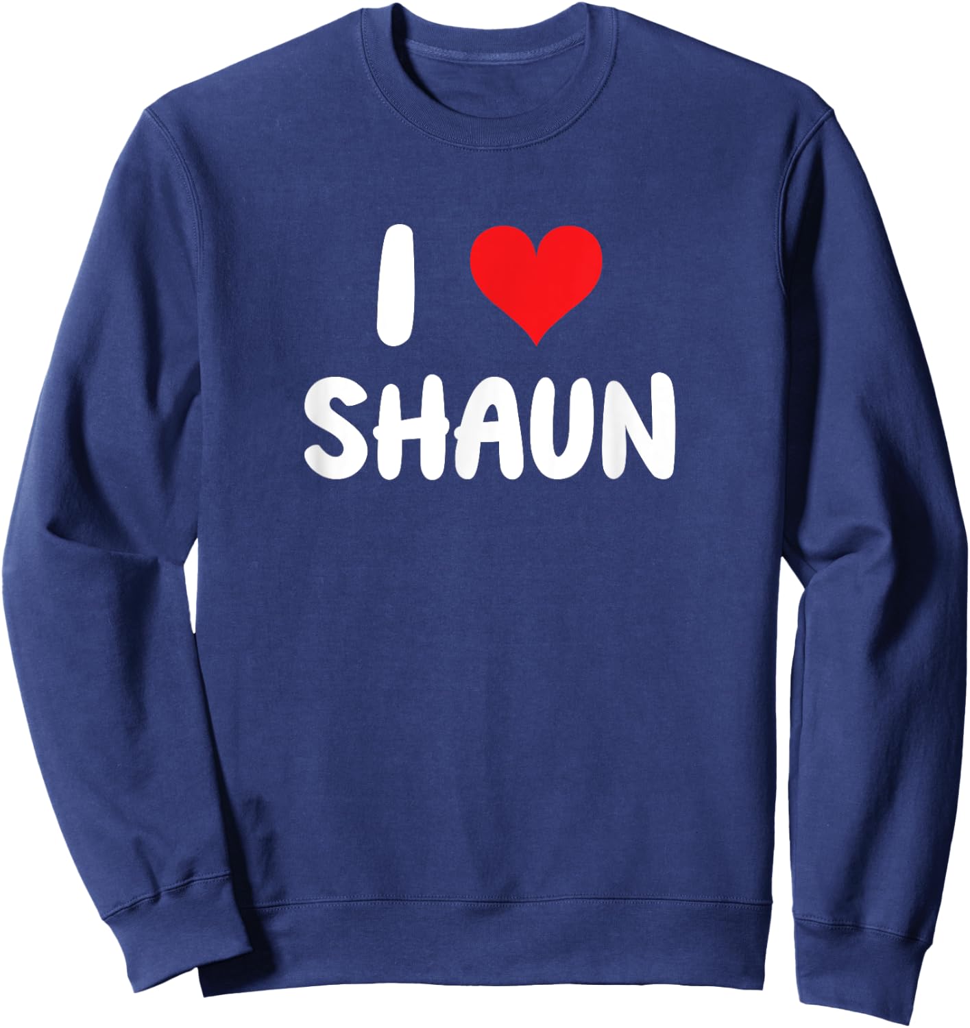 I Love Shaun - Cœur Sweatshirt - Sweatshirt | Navy