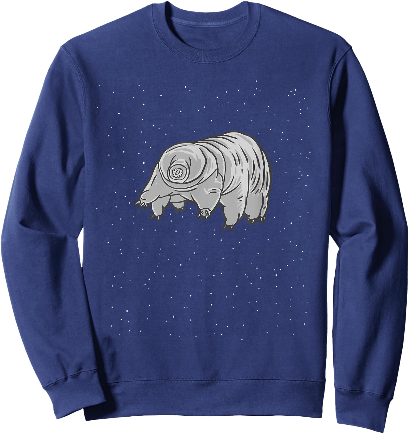 Funny Science Shirt - Water Bear Tardigrade In Space Sweatshirt - Sweatshirt | Navy