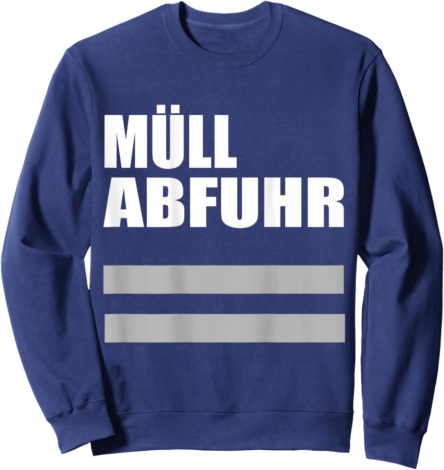 Müllmann Costume Müllabfuhr Carnival Theme , orange Sweatshirt - Sweatshirt | Navy