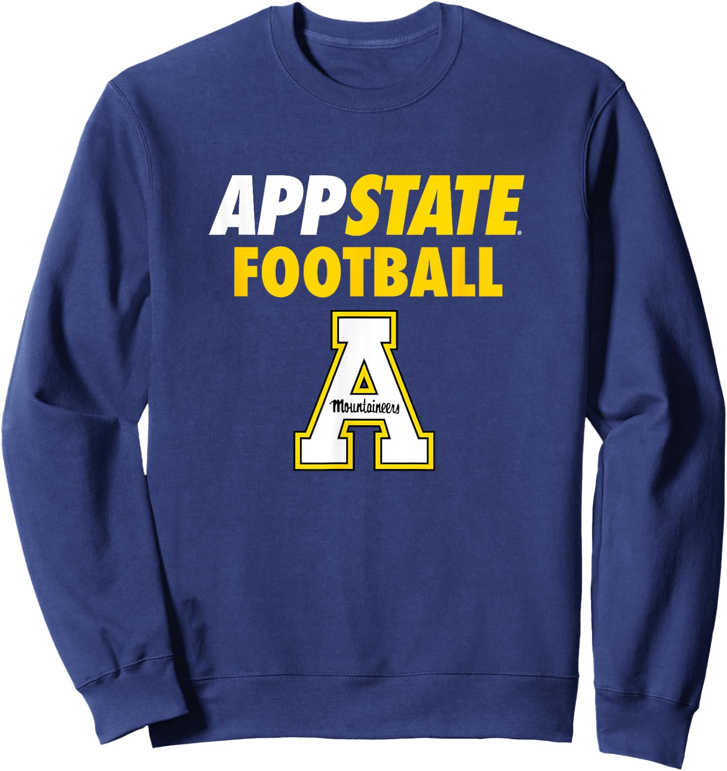 App State Football Mountaineers Sports Fan Sweatshirt - Sweatshirt | Navy