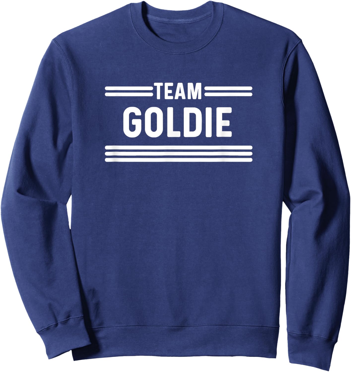 Team Goldie Family Name Sweatshirt - Sweatshirt | Navy