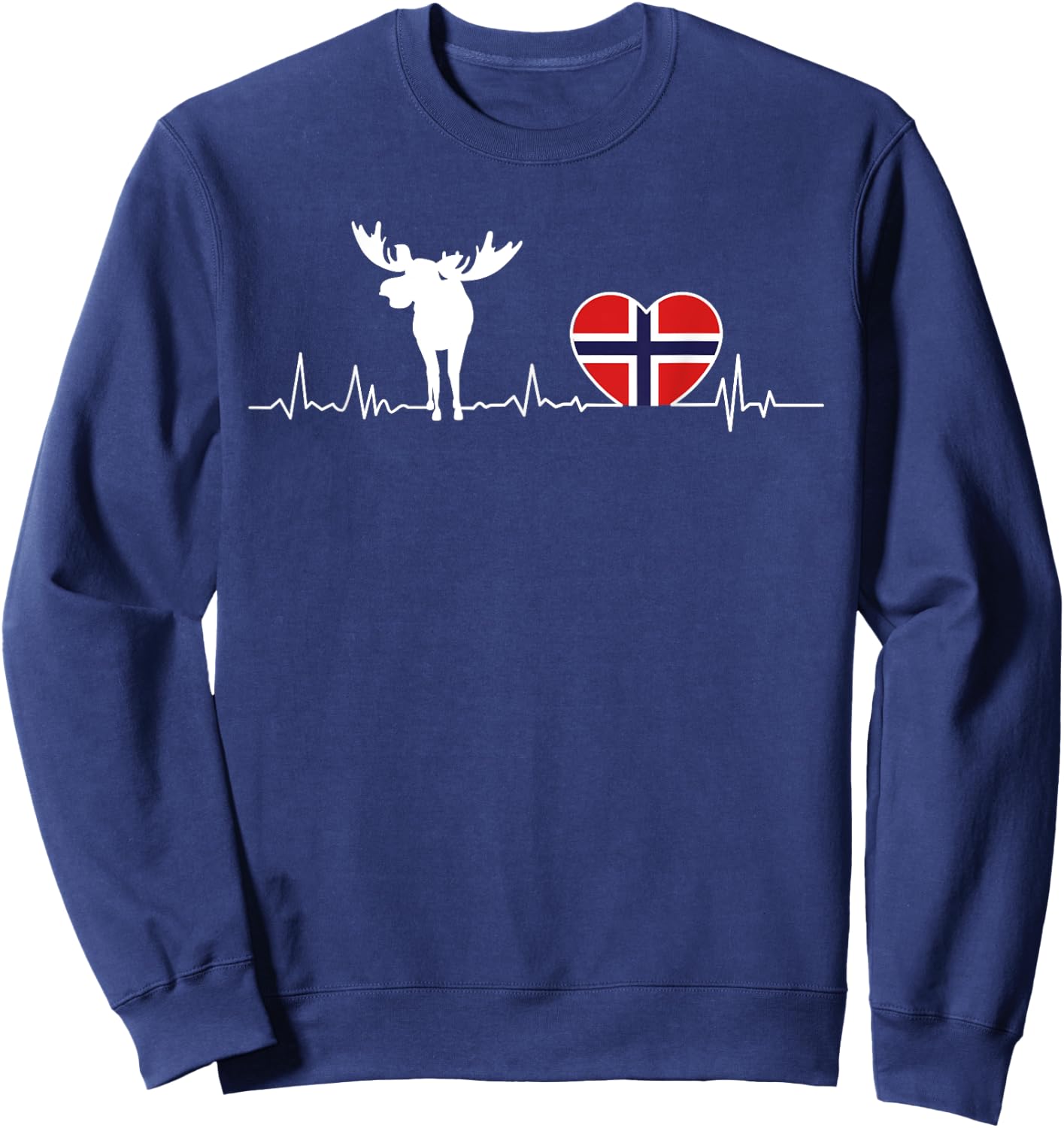 Norway Elk Sweatshirt - Sweatshirt | Navy