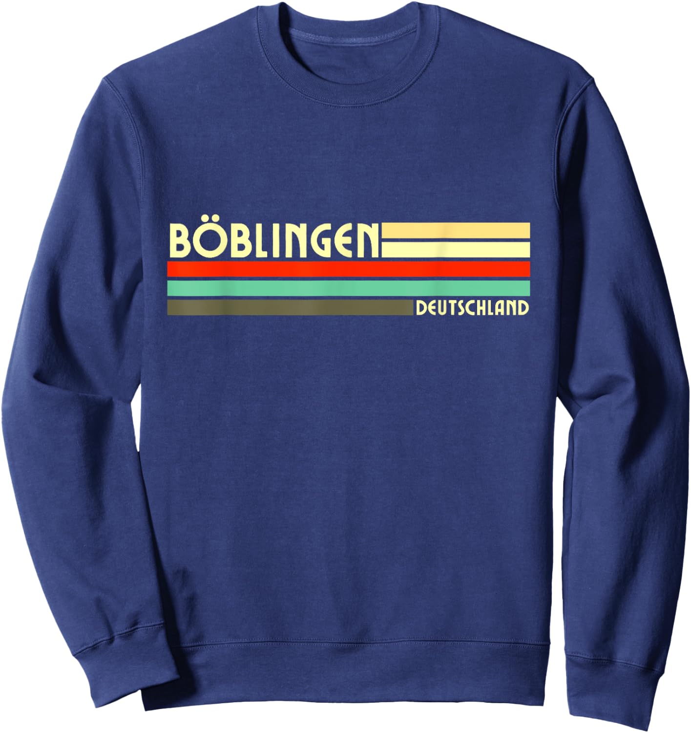 Retro Vintage Böblingen Sweatshirt - Sweatshirt | Navy