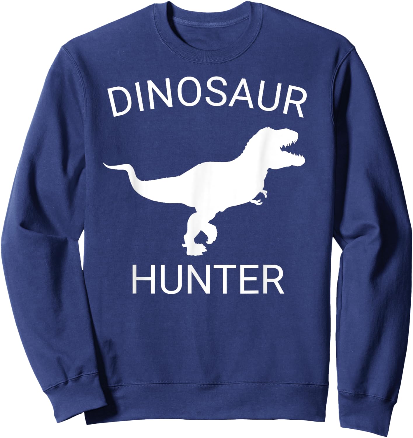 Dinosaur Hunter T-Rex Sweatshirt - Sweatshirt | Navy